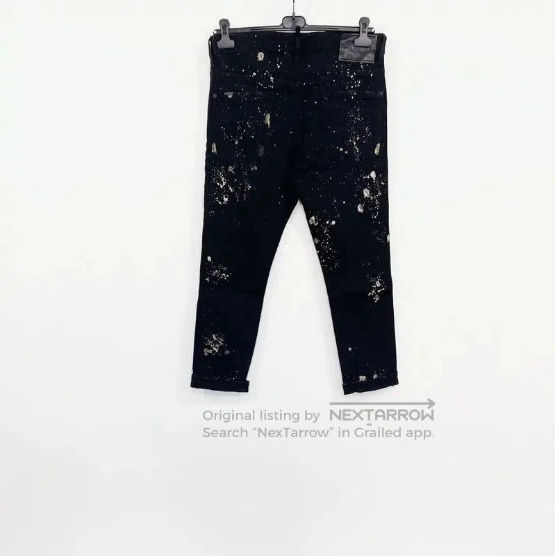 Dsquared2 DSQUARED2 Black Cotton Casual Pants for Men . Size US 26 / EU 42 - 2 Thumbnail