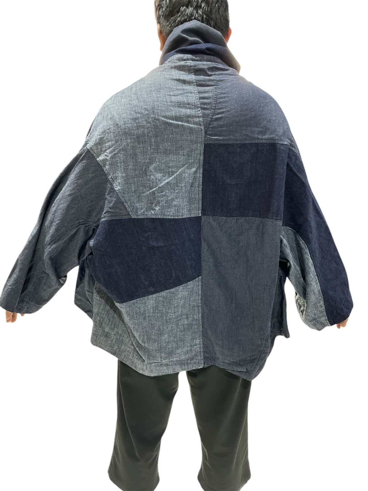 Indigo Moyuru Denim Panel Coat Indigo Kapital Style Size US L / EU 52-54 / 3 - 2 Thumbnail