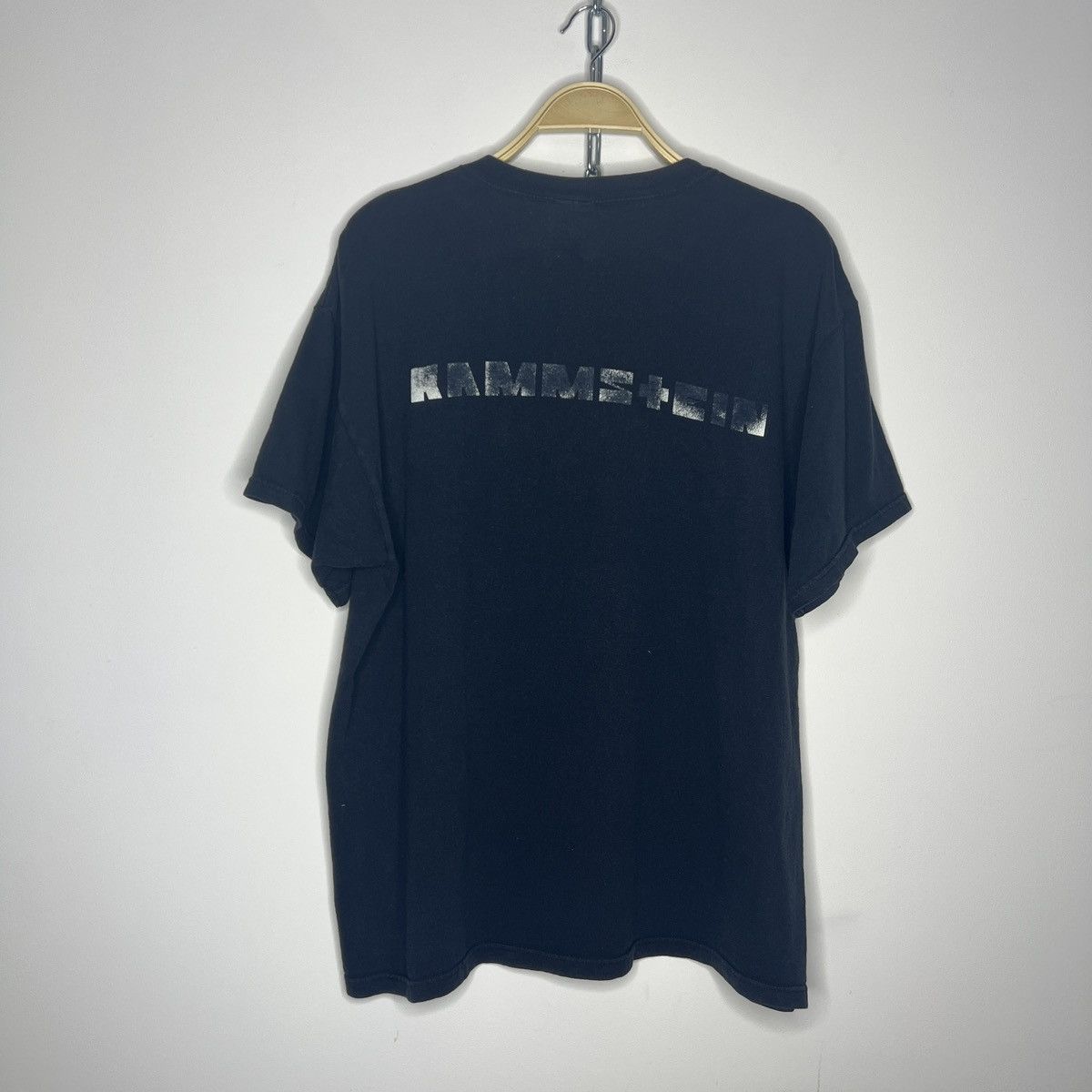 Band Tees × Vintage Vintage Rammstein Band Shirt Tee Rare Full Print Y2K 90s Size US XL / EU 56 / 4 - 7 Thumbnail