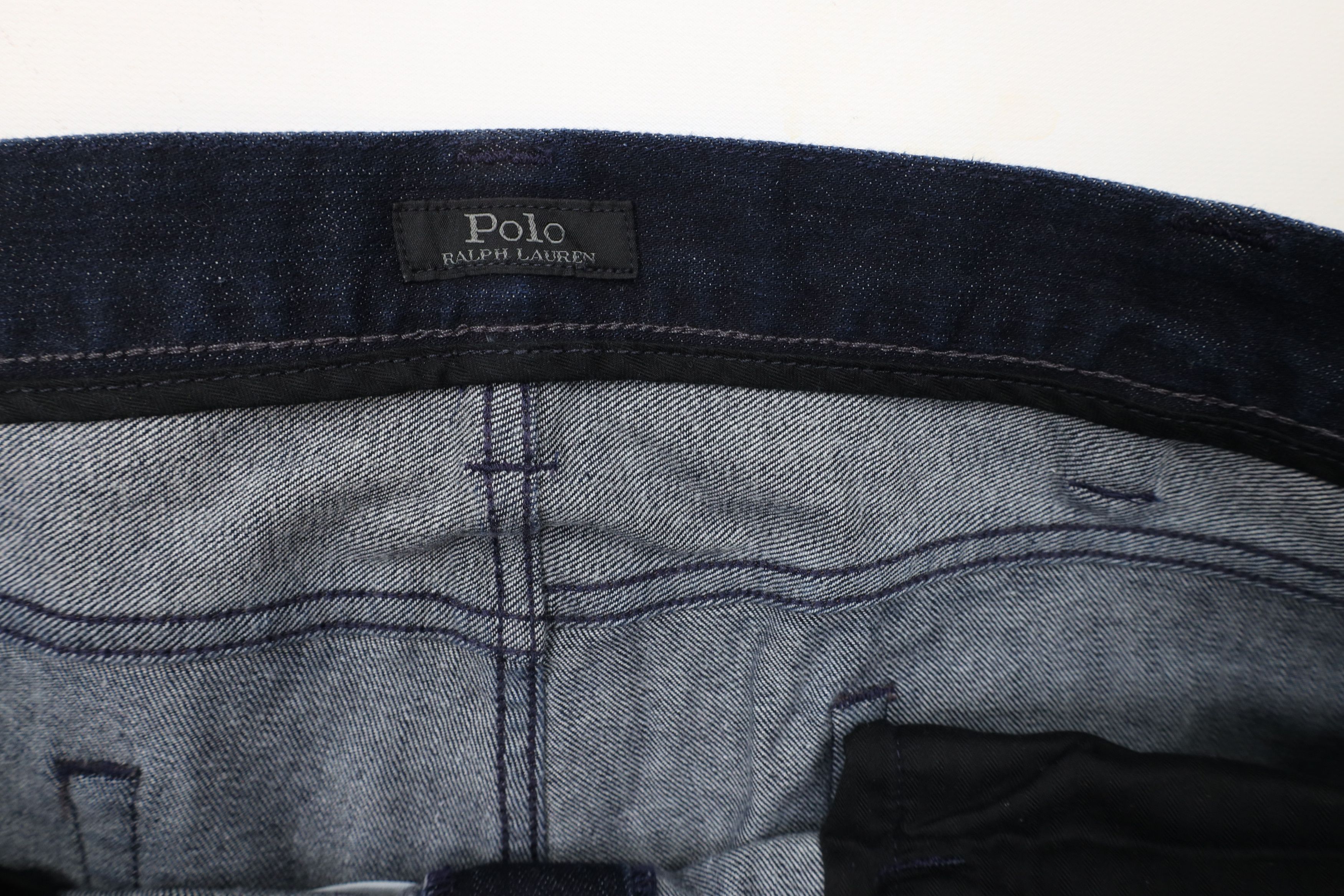 Ralph Lauren × Vintage Vintage Y2K Ralph Lauren Slim Fit Denim Jeans Indigo Size US 40 / EU 56 - 6 Thumbnail