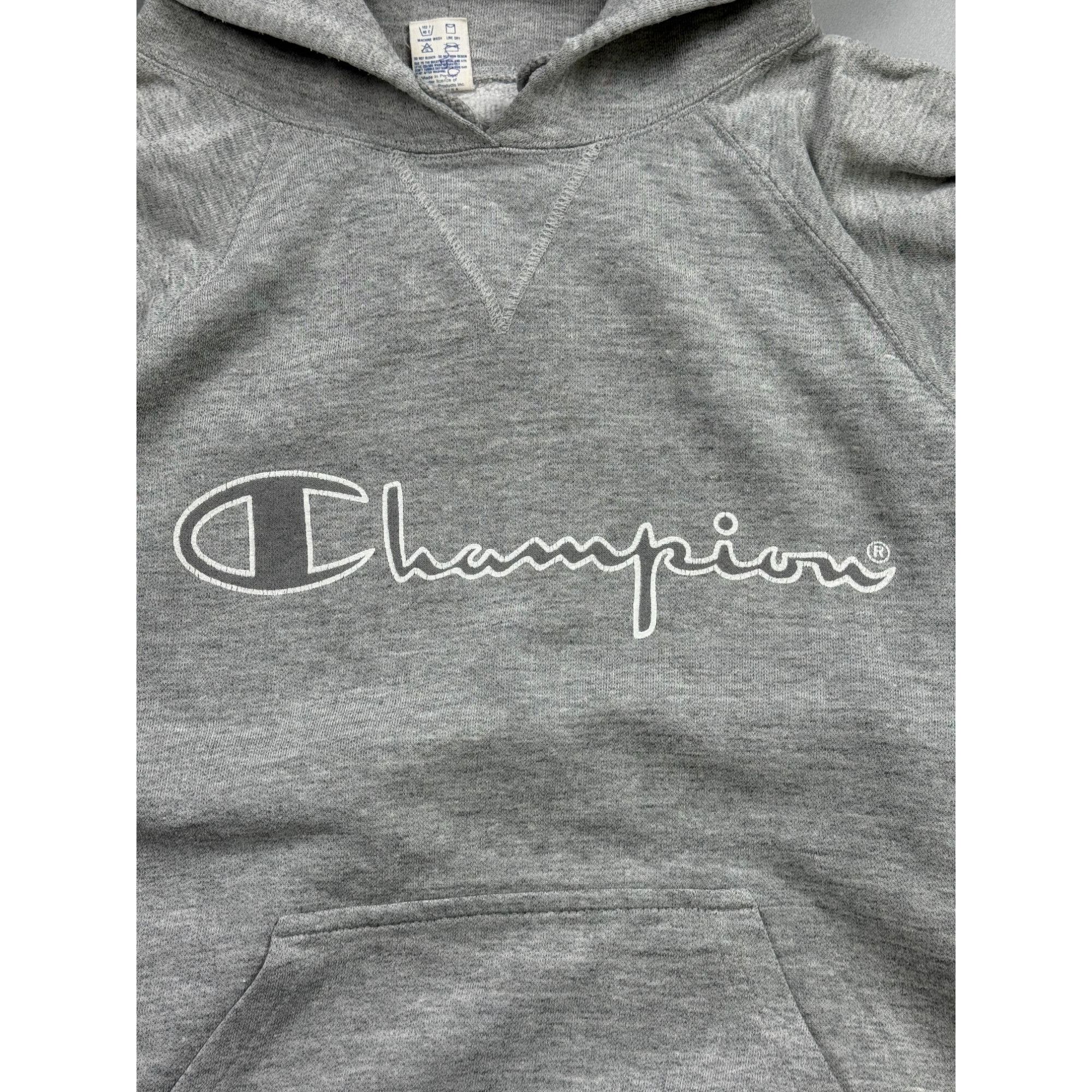 Champion Vintage Champion Gray Hoodie (Y1200) Size US XL / EU 56 / 4 - 4 Thumbnail
