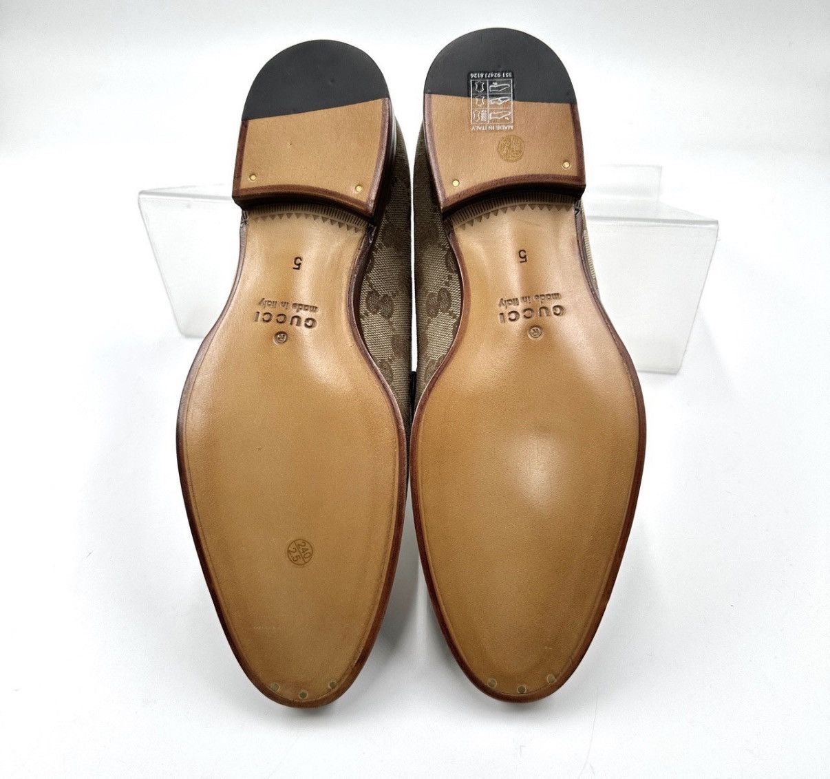 Gucci Gucci/Round-Toe All-Over GG Monogram Loafers K12 Size US 9 / IT 39 - 4 Thumbnail