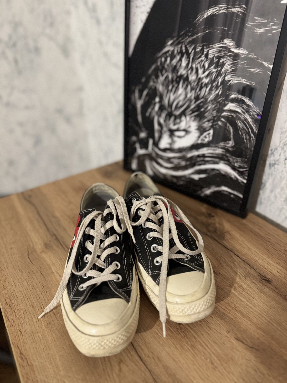 Comme des Garcons × Converse Converse PLAY Comme Des Garconc Canvas Chuck 70s Size US 7 / EU 40 - 6 Thumbnail