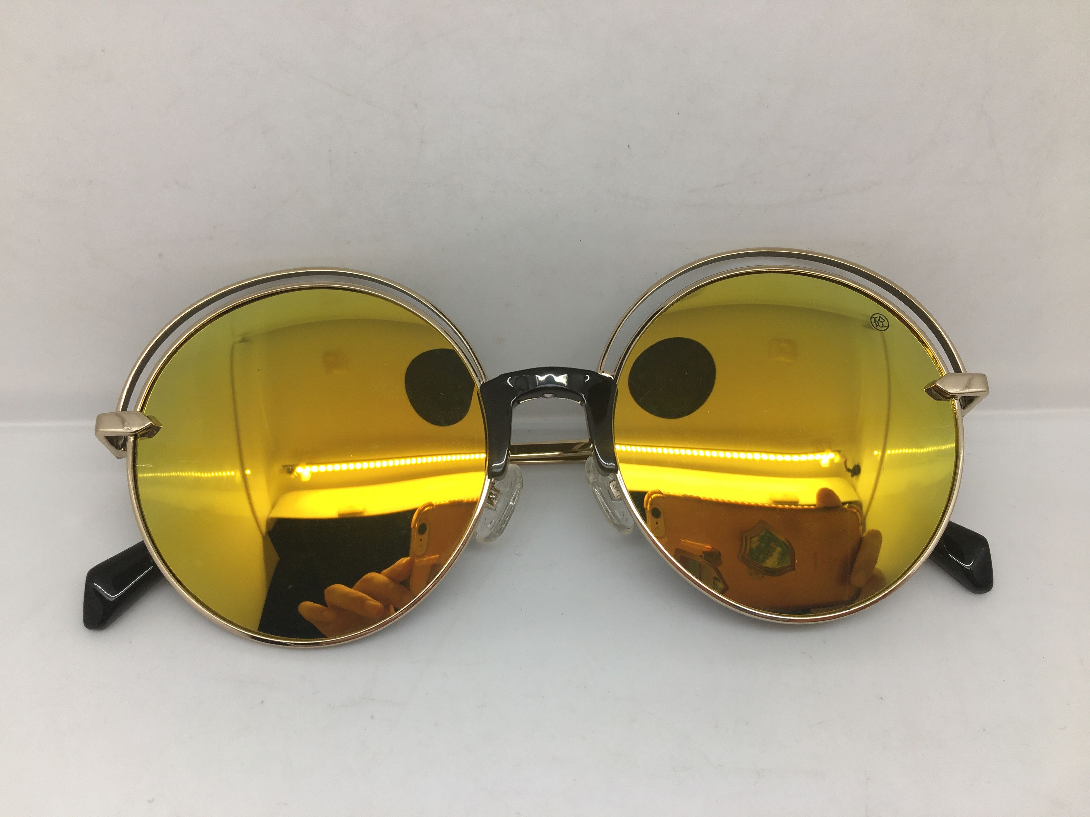 Other Gold Round Sunglasses Frame BUDDY HOLLY Size ONE SIZE - 6 Thumbnail