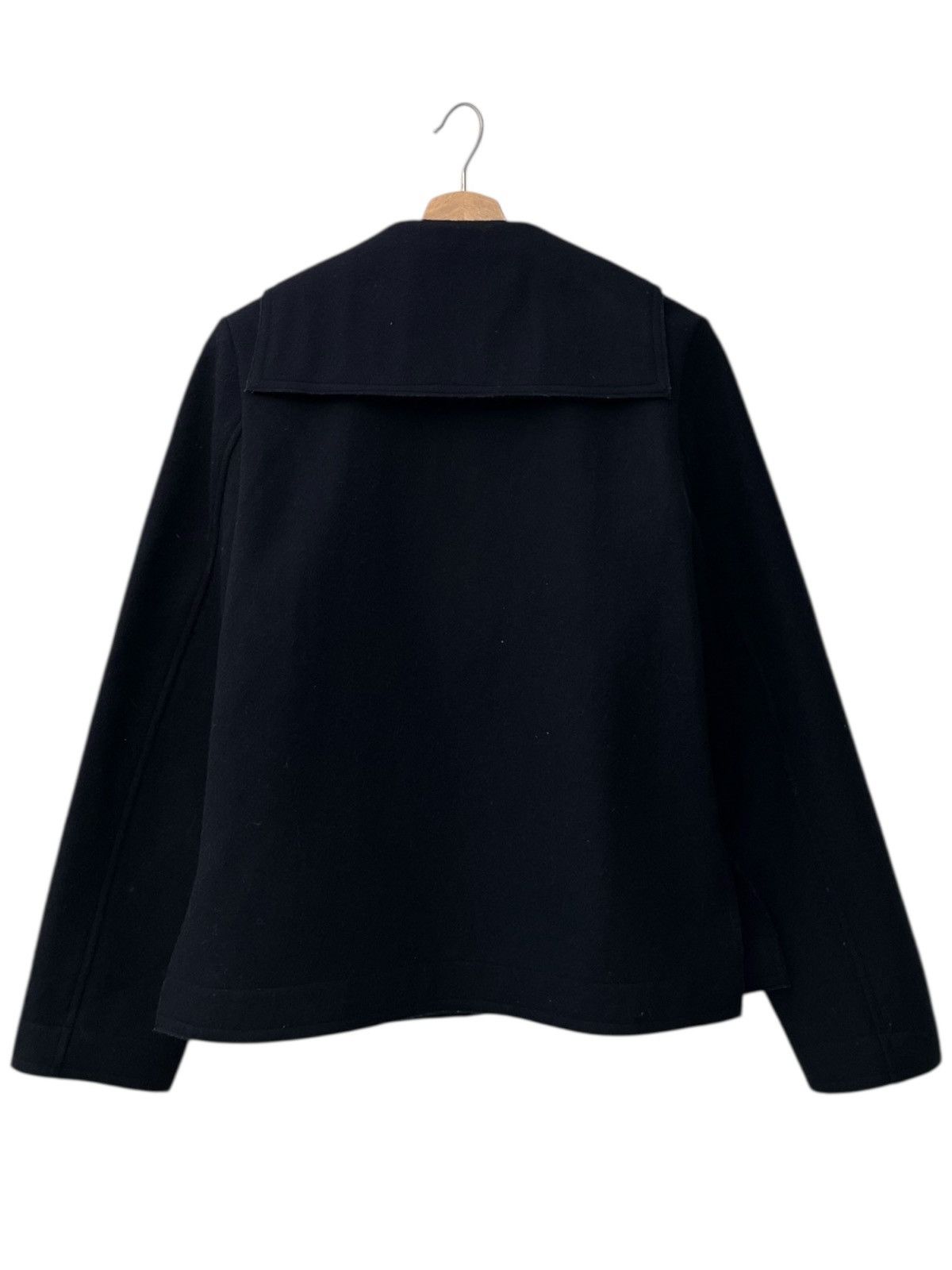 Japanese Brand Bulle de Savon Tunic Sailor Collar Jacket Navy Size ONE SIZE - 6 Thumbnail