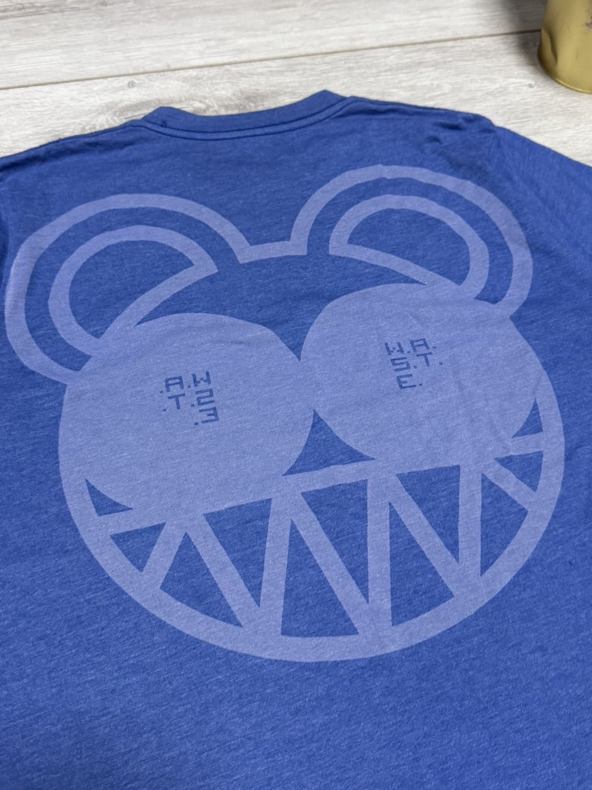 Band Tees Radiohead waste spell out bear tee shirt Size US M / EU 48-50 / 2 - 6 Thumbnail