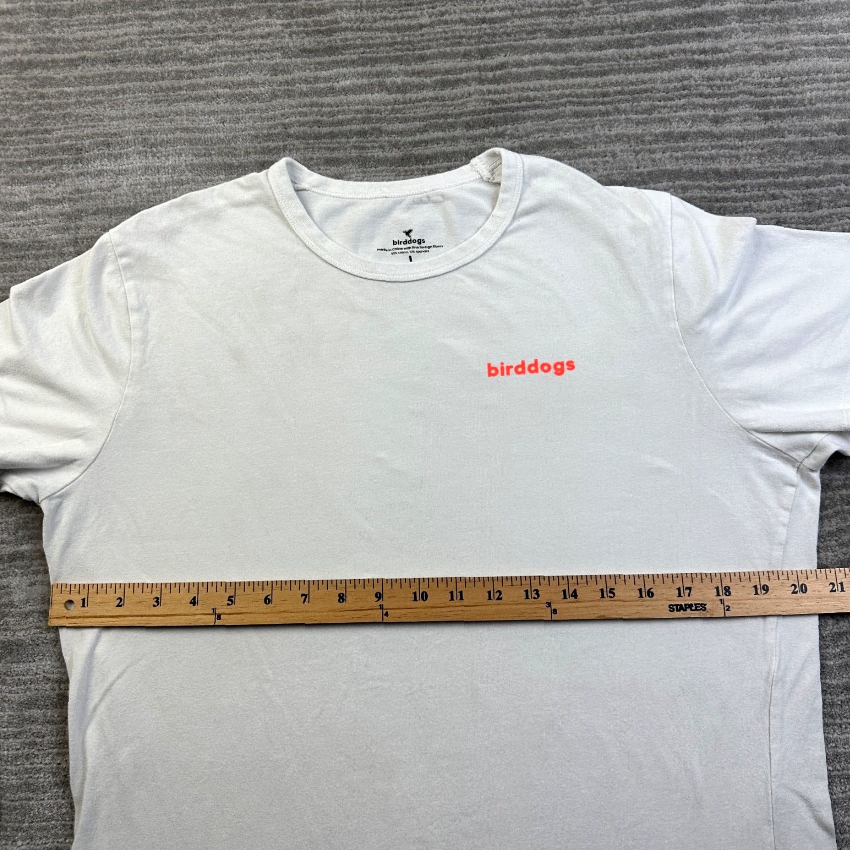 Vintage Birddogs T Shirt Mens Large White Logo Casual Adult White Size US L / EU 52-54 / 3 - 8 Thumbnail
