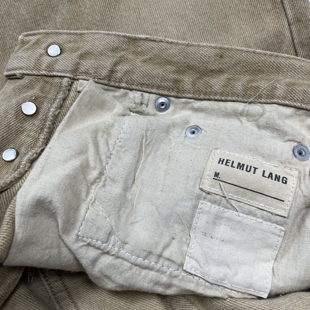 Helmut Lang SS 2000 Helmut Lang Dark Sand Raw Denim Size US 28 / EU 44 - 9 Thumbnail