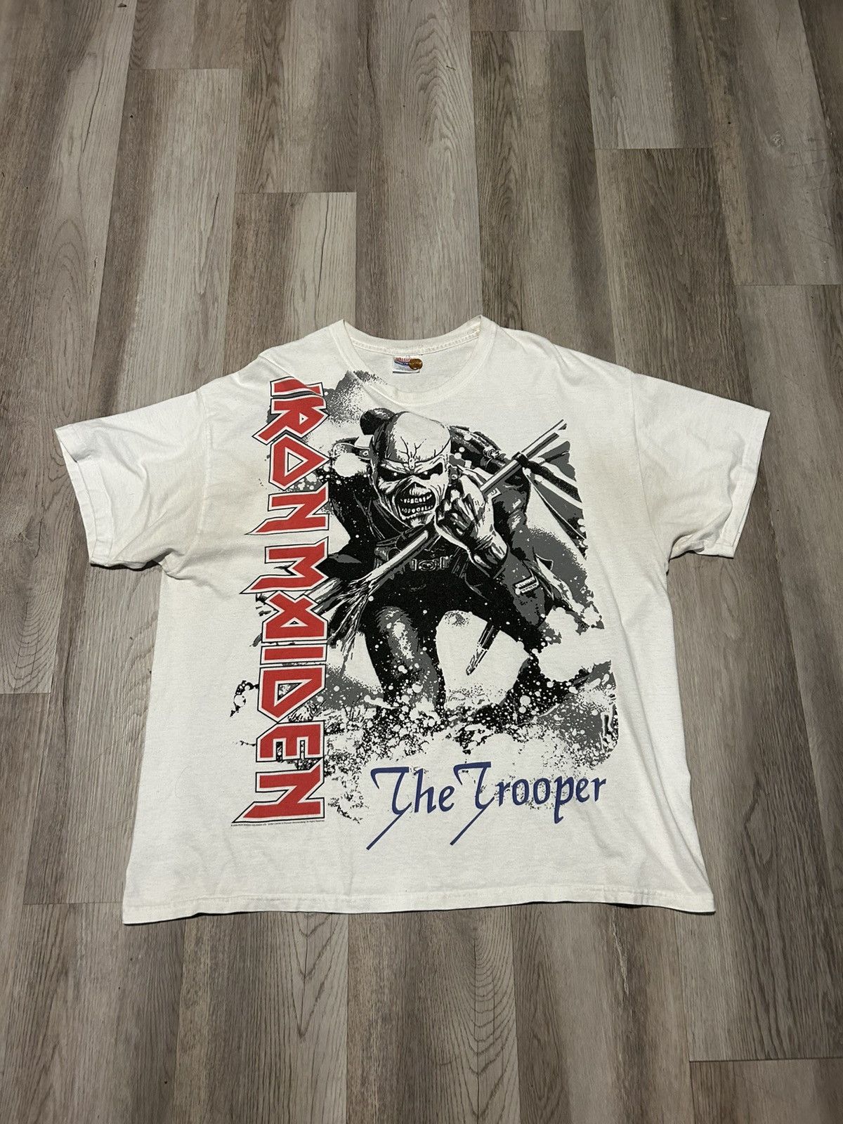 Vintage VINTAGE IRON MAIDEN THE TROOPER TEE SIZE XXL Size US XXL / EU 58 / 5 - 1 Thumbnail