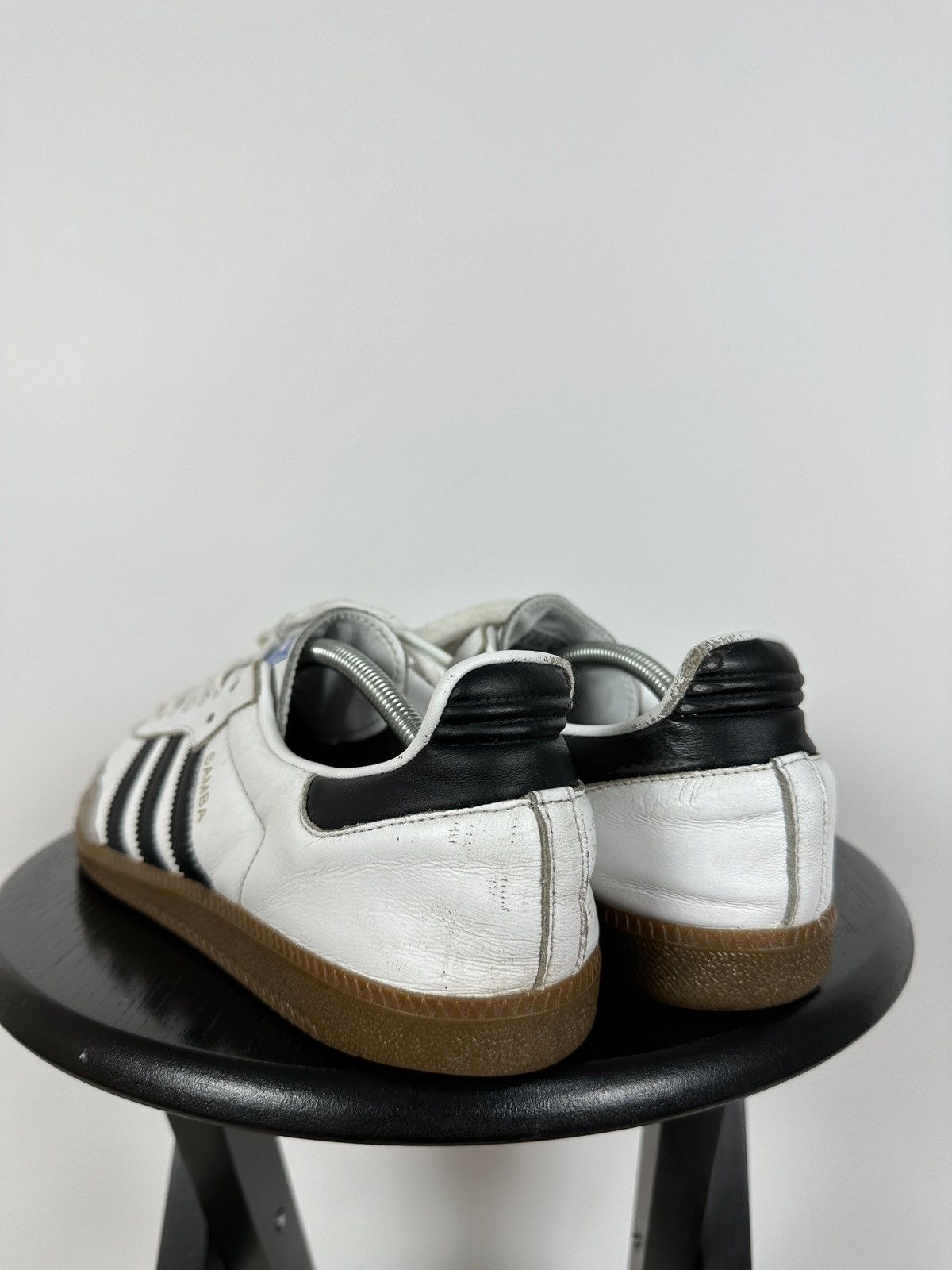 Adidas Vintage Adidas Samba Leather Low Top Sneakers Size US 13 / EU 46 - 7 Thumbnail