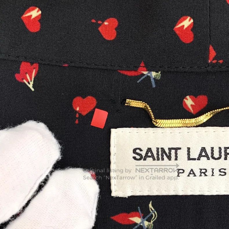 Saint Laurent Paris Saint Laurent Paris Black Silk Chiffon Tie-Belt Bow Long-S Size XXS / US 00 / IT 34 - 8 Thumbnail