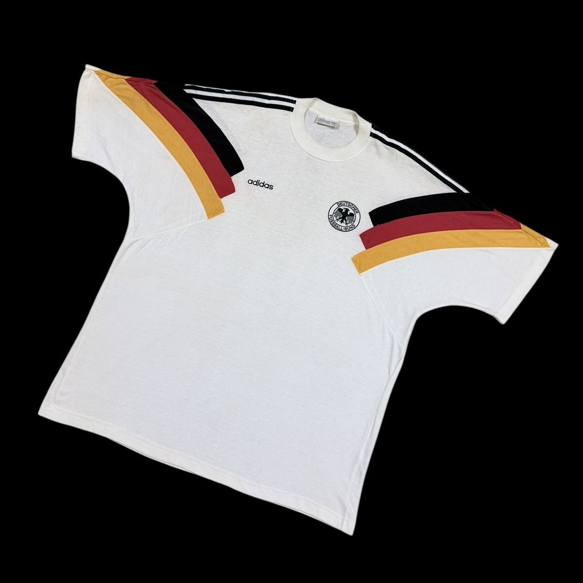 Adidas Vtg🔥90’s Maglia Calcio Germany Adidas Deutschaland Size US XXL / EU 58 / 5 - 8 Thumbnail