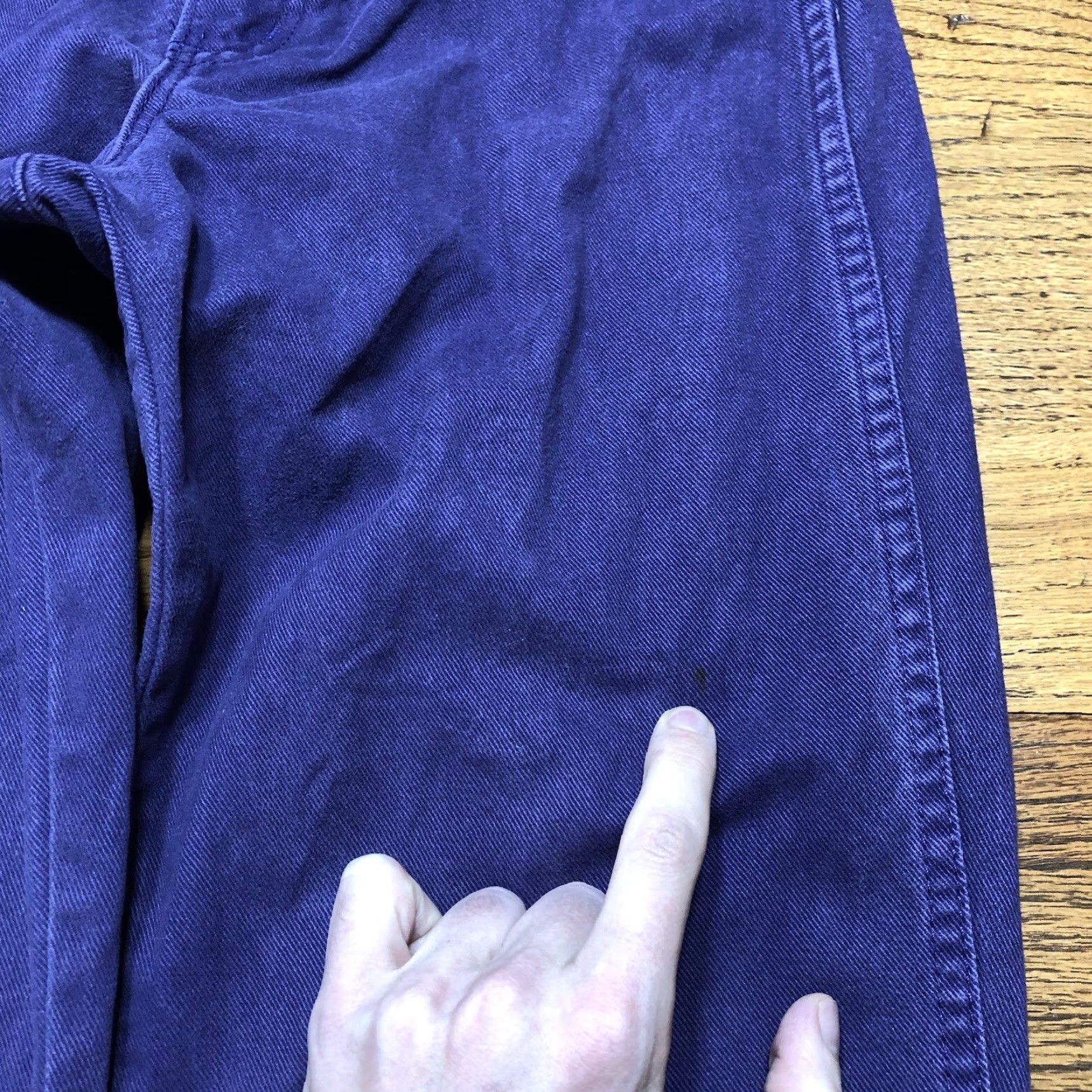Vintage VINTAGE CHIC Jeans Womens Tapered 9 24X33 Purple Denim USA Western Jeans 90s Mens? Wait Size 30" / US 8 / IT 44 - 5 Thumbnail