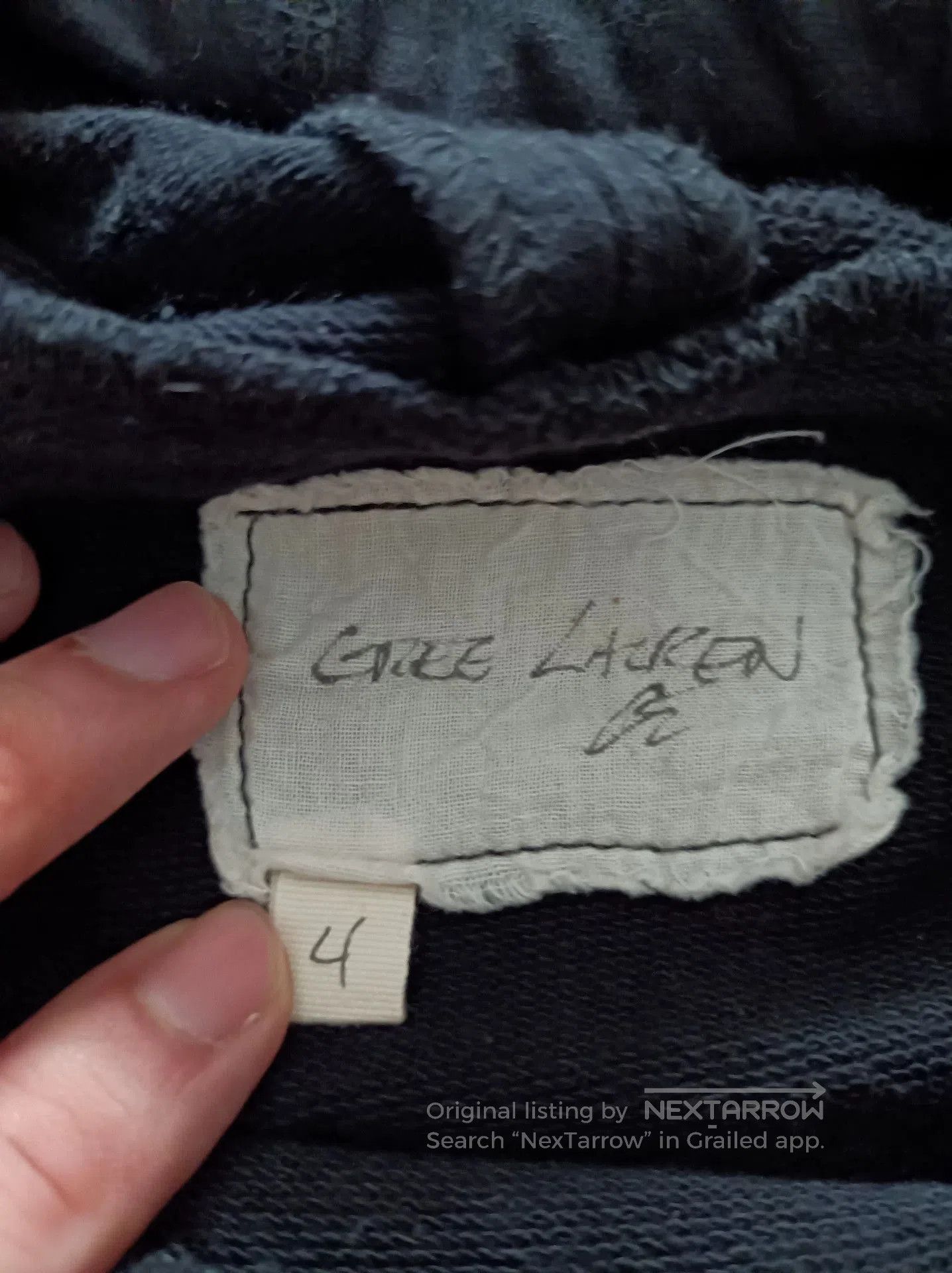 Greg Lauren Greg Lauren Black Artist Hoodie FW2019. Size US XL / EU 56 / 4 - 5 Thumbnail