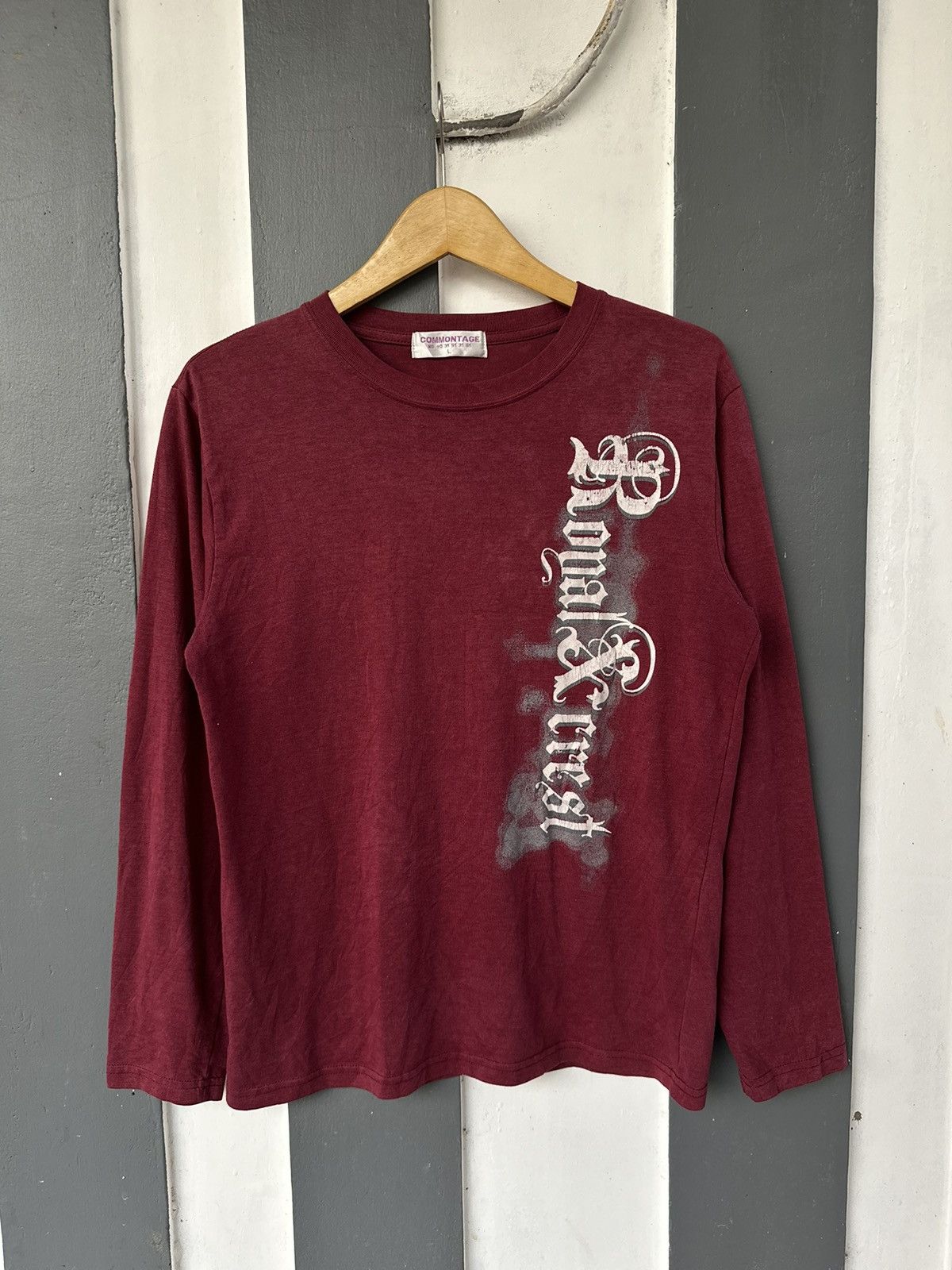 Hysteric Glamour SICK Y2K JAPANESE COMMONTAGE POEM LONG SLEEVE Size US M / EU 48-50 / 2 - 1 Thumbnail