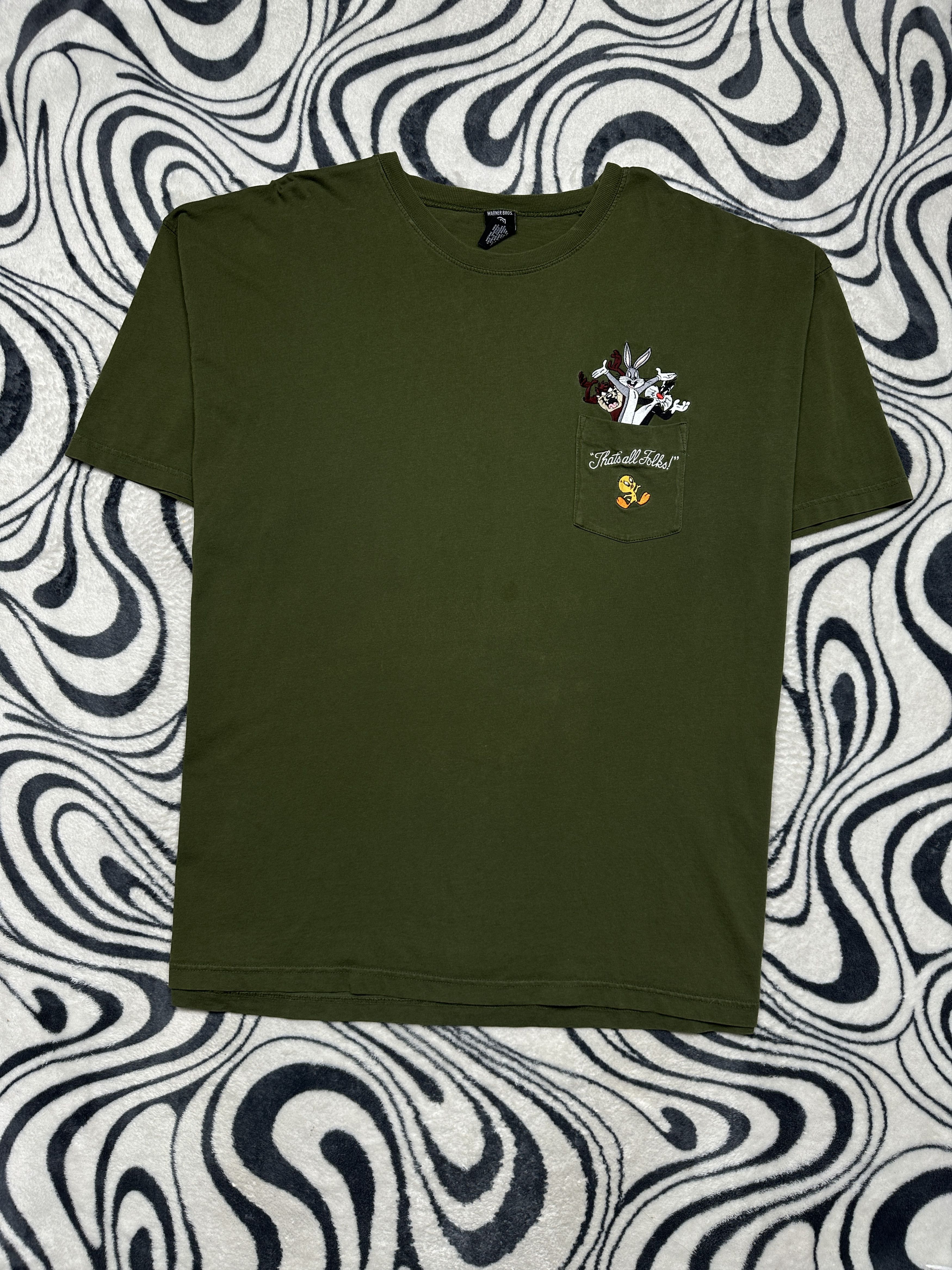 Cartoon Network Looney Tunes 90s Vintage Warner Bros T-Shirt Tee Size US XXL / EU 58 / 5 - 1 Thumbnail