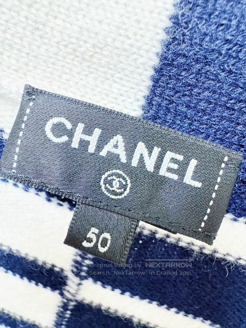 Chanel Chanel Size50 24s dark blue and white striped colour block Size XL / US 12-14 / IT 48-50 - 7 Thumbnail