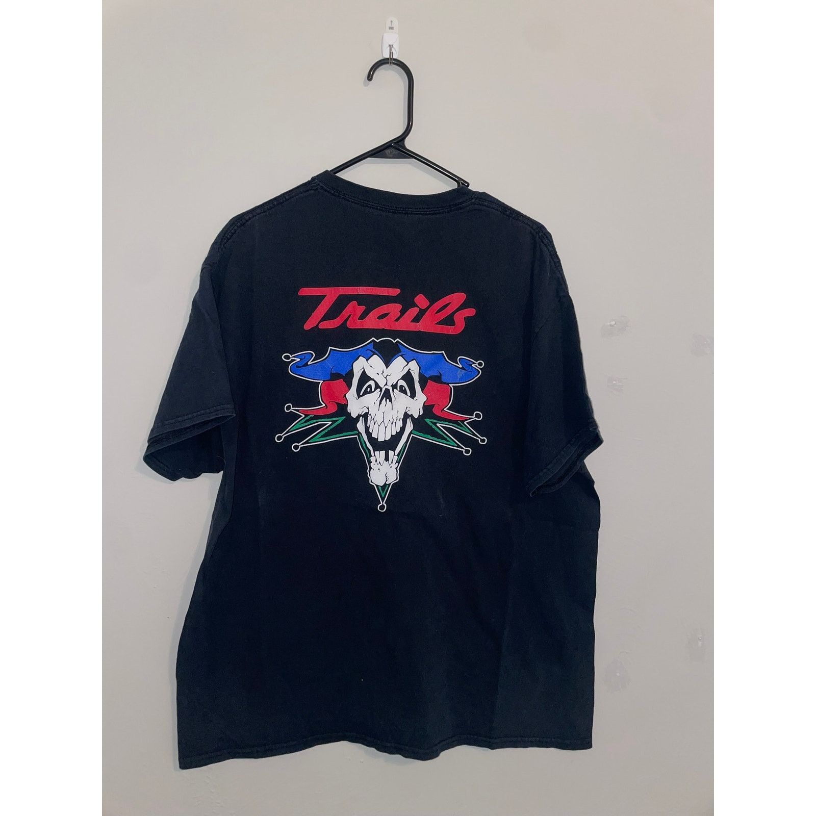 Vintage Vintage Trails Shirt Jester Logo Clown Evil Skull Tee XL 90s Size US XL / EU 56 / 4 - 5 Thumbnail