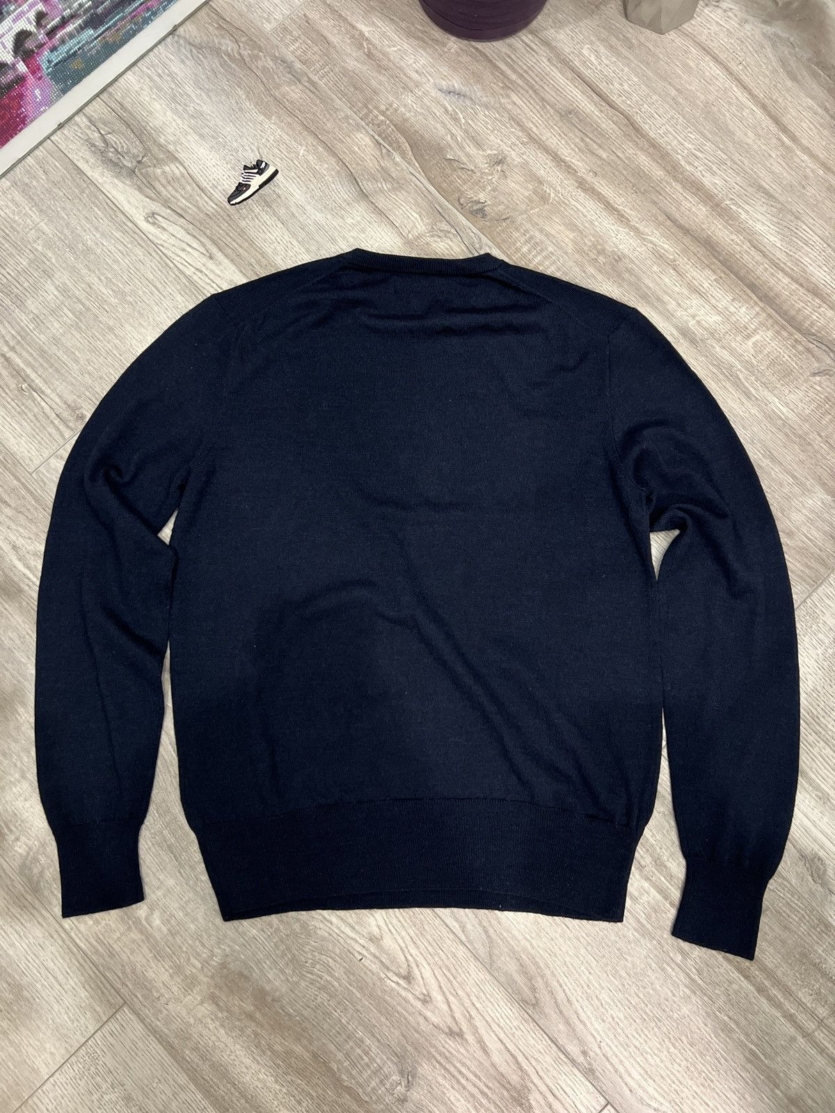 Polo Ralph Lauren × Vintage Vintage Polo Ralph Lauren Sweater Dark Blue Thin Size US S / EU 44-46 / 1 - 7 Thumbnail