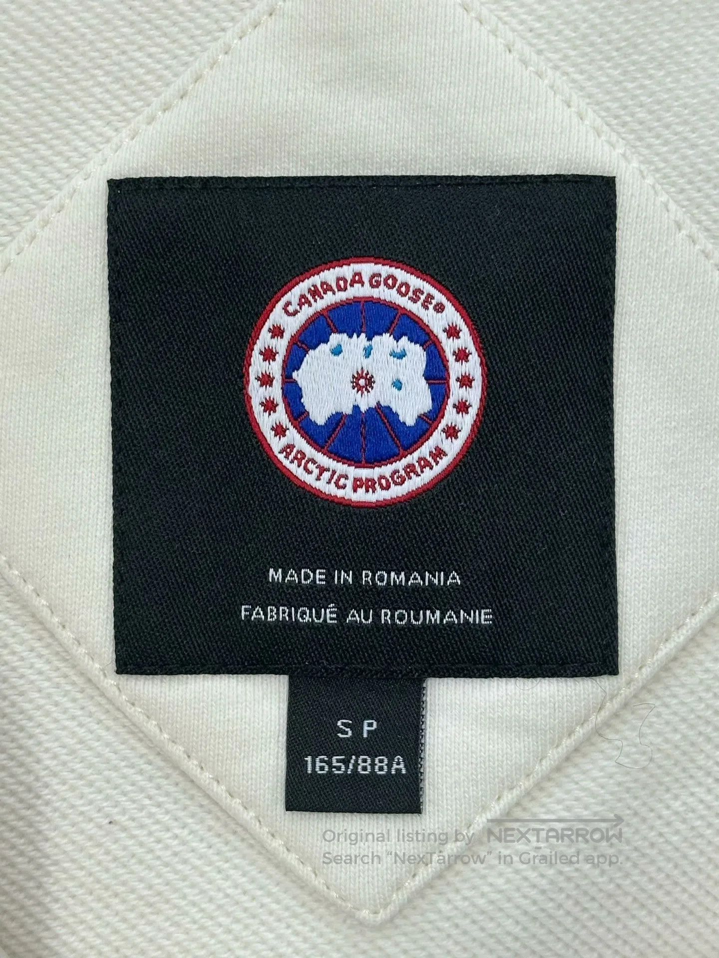 Canada Goose Canada Goose White Logo Zippered Down Jacket with Sleeve B Size US S / EU 44-46 / 1 - 3 Thumbnail