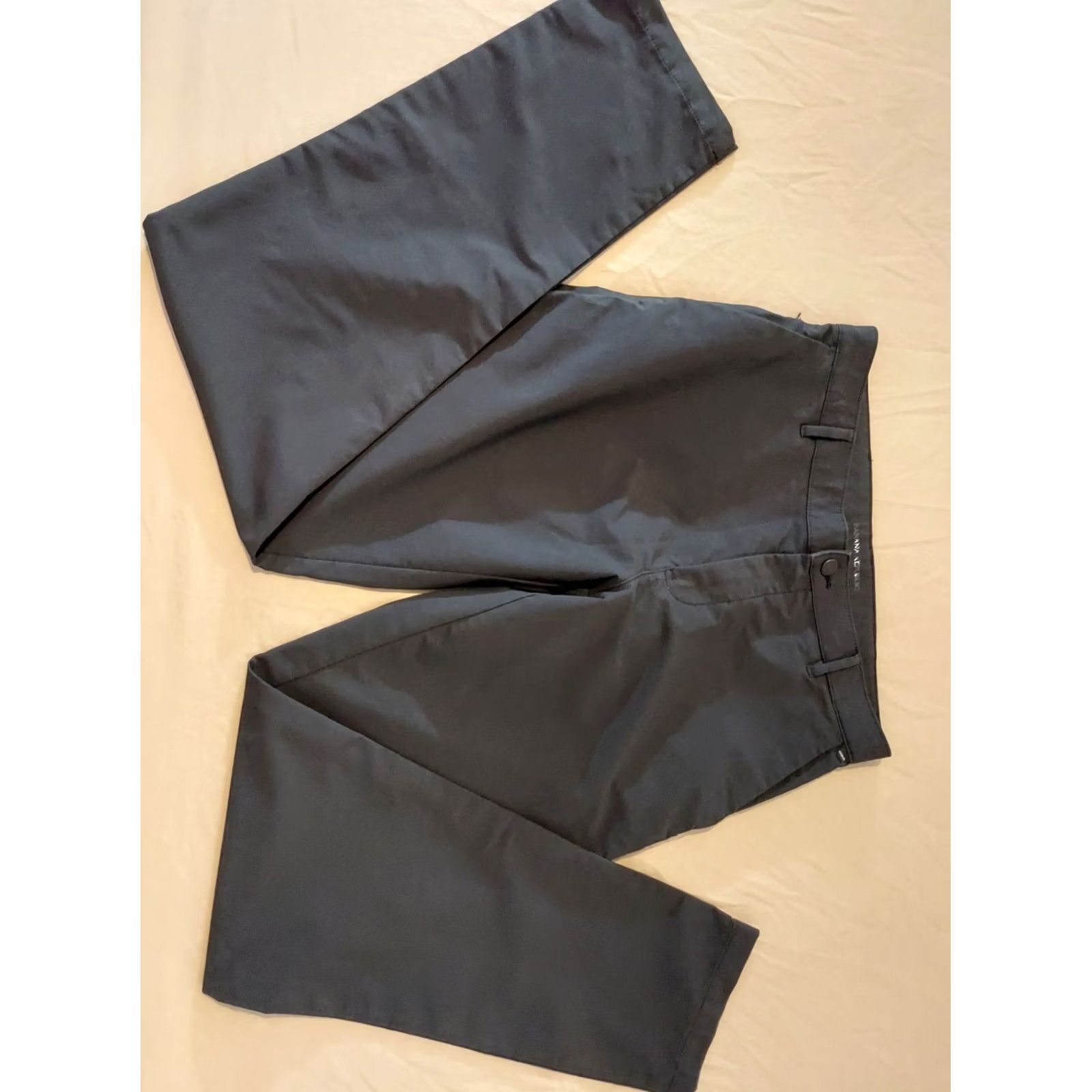 Banana Republic Banana Republic Mens Pants Khakis 34x34 Black Performance Dress Slack Trouser Size US 34 / EU 50 - 3 Thumbnail