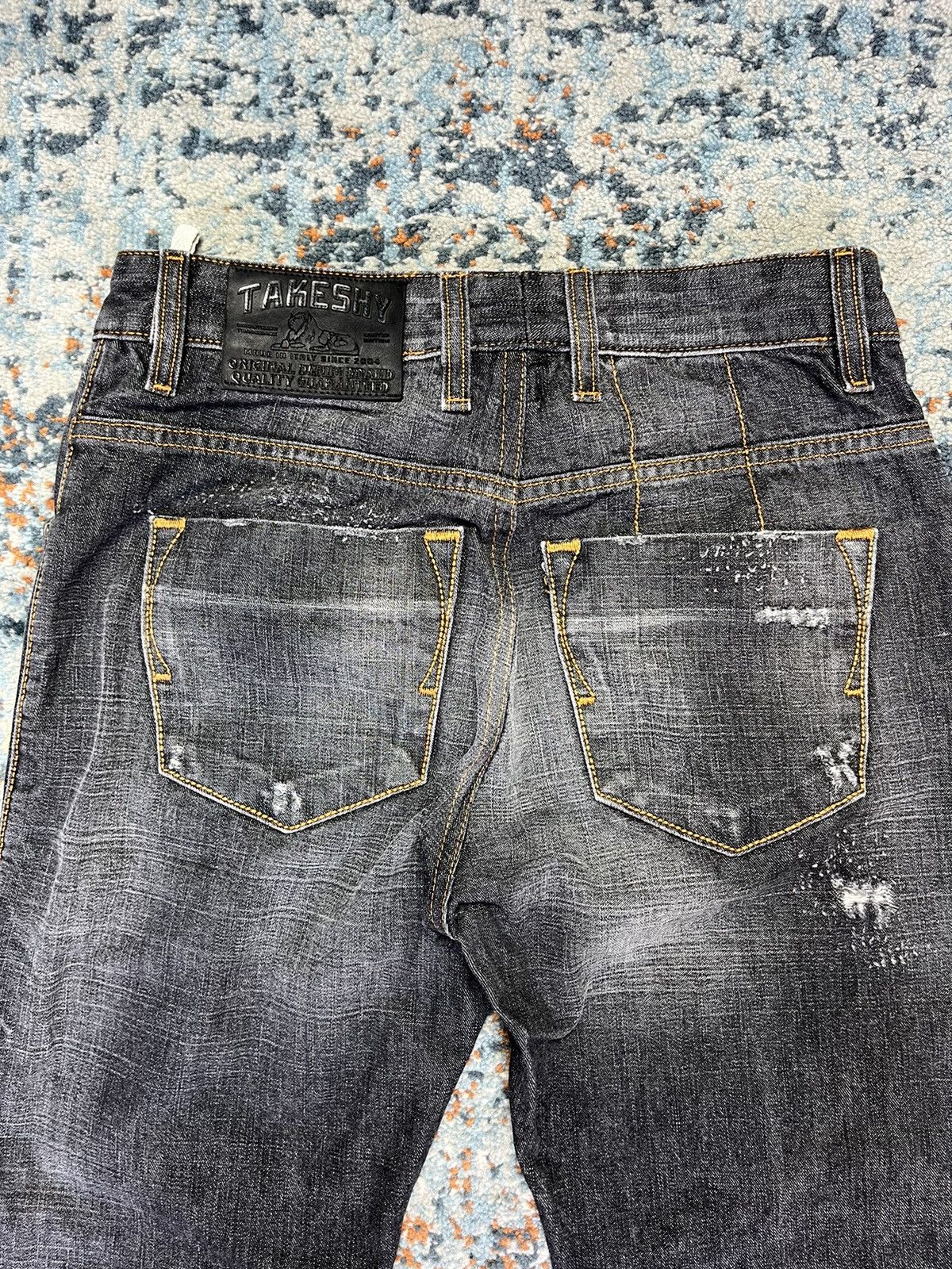 Takeshy Kurosawa × Vintage Vintage y2k Takeshi Kurosawa skinny distressed biker denim Size US 32 / EU 48 - 7 Thumbnail
