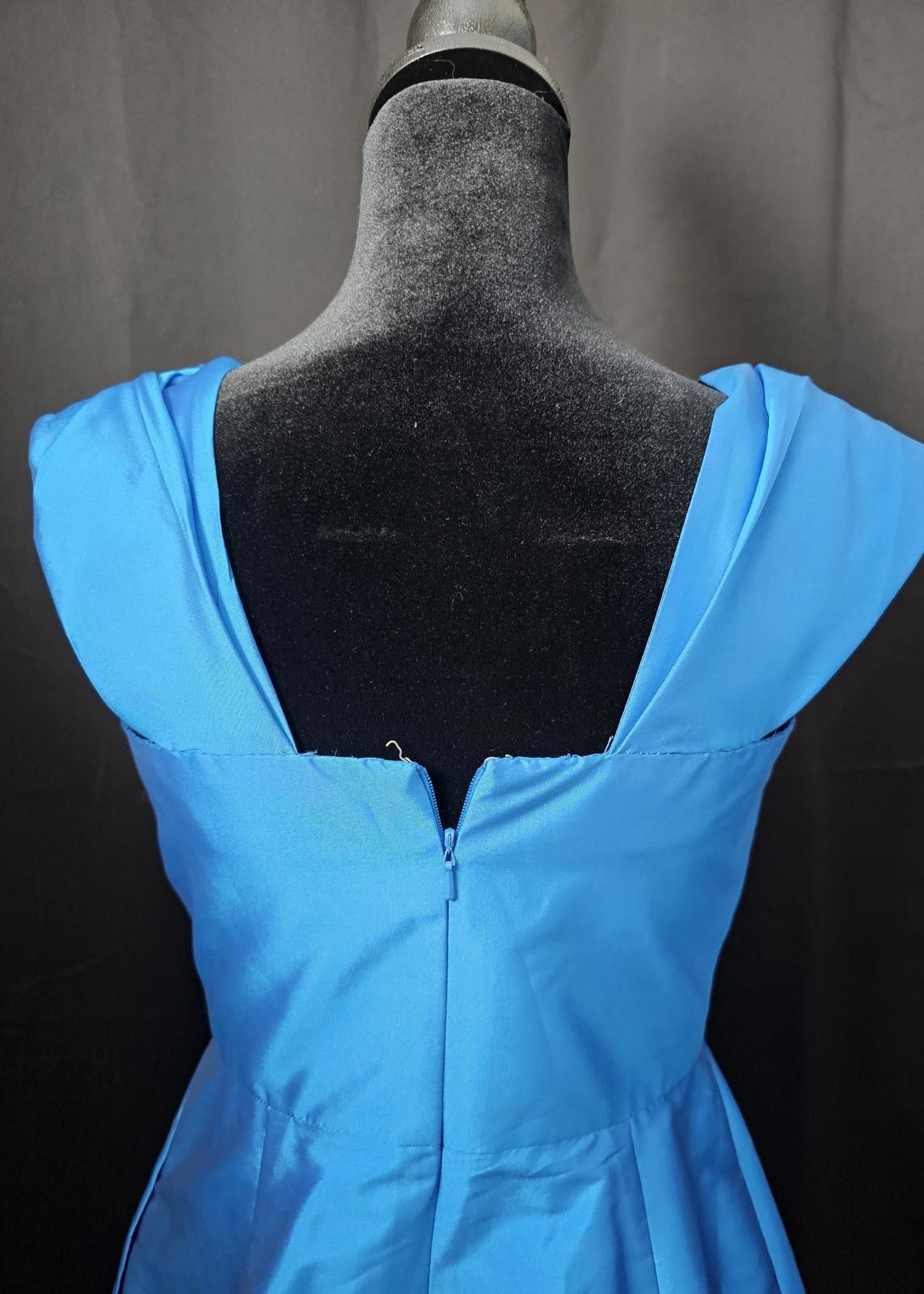 Other Alfred Sung Dress Vibrant Blue Womens Size S Size M / US 6-8 / IT 42-44 - 5 Thumbnail