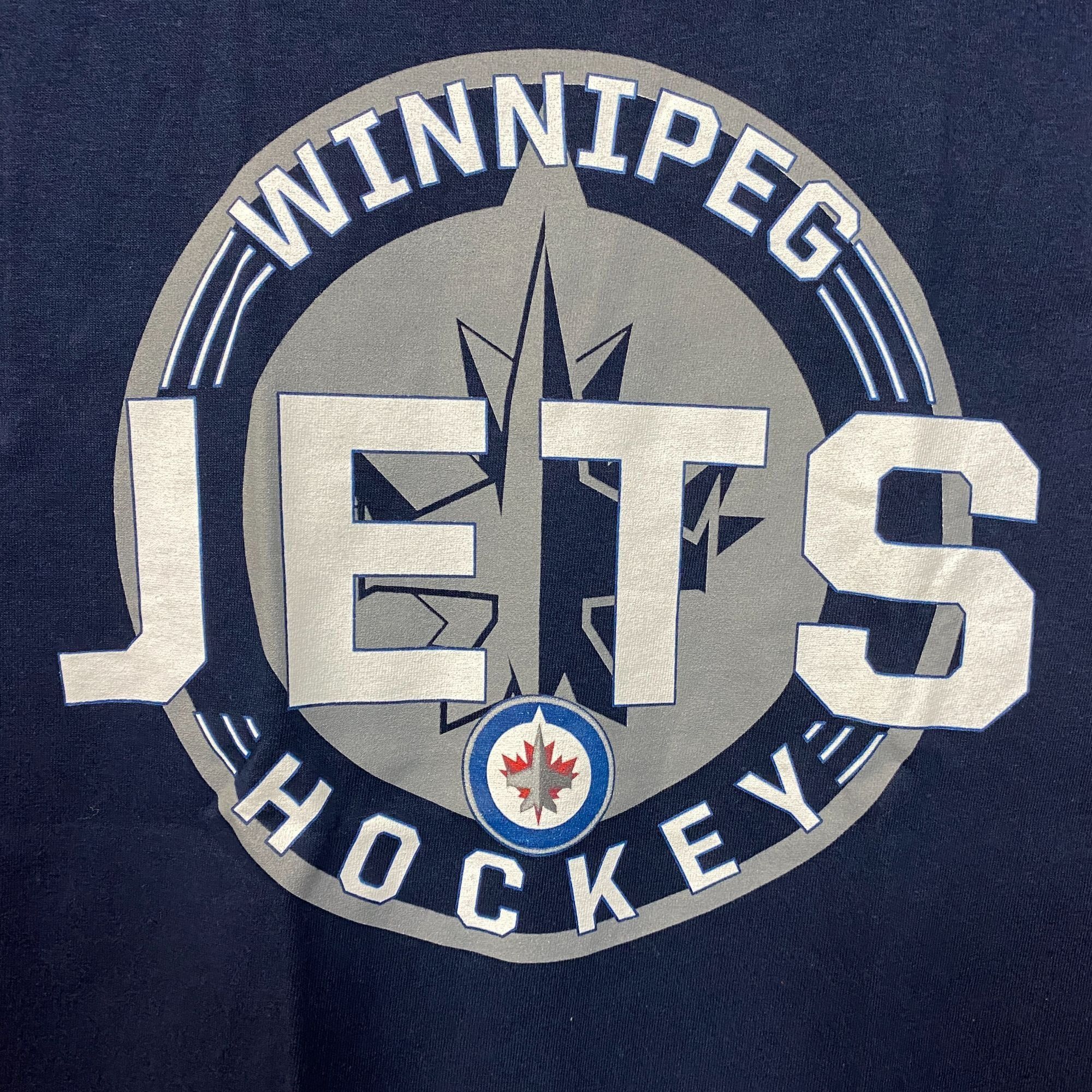 NHL Winnipeg Jets NHL Hockey Graphic Design T-Shirt SM Size US M / EU 48-50 / 2 - 2 Thumbnail