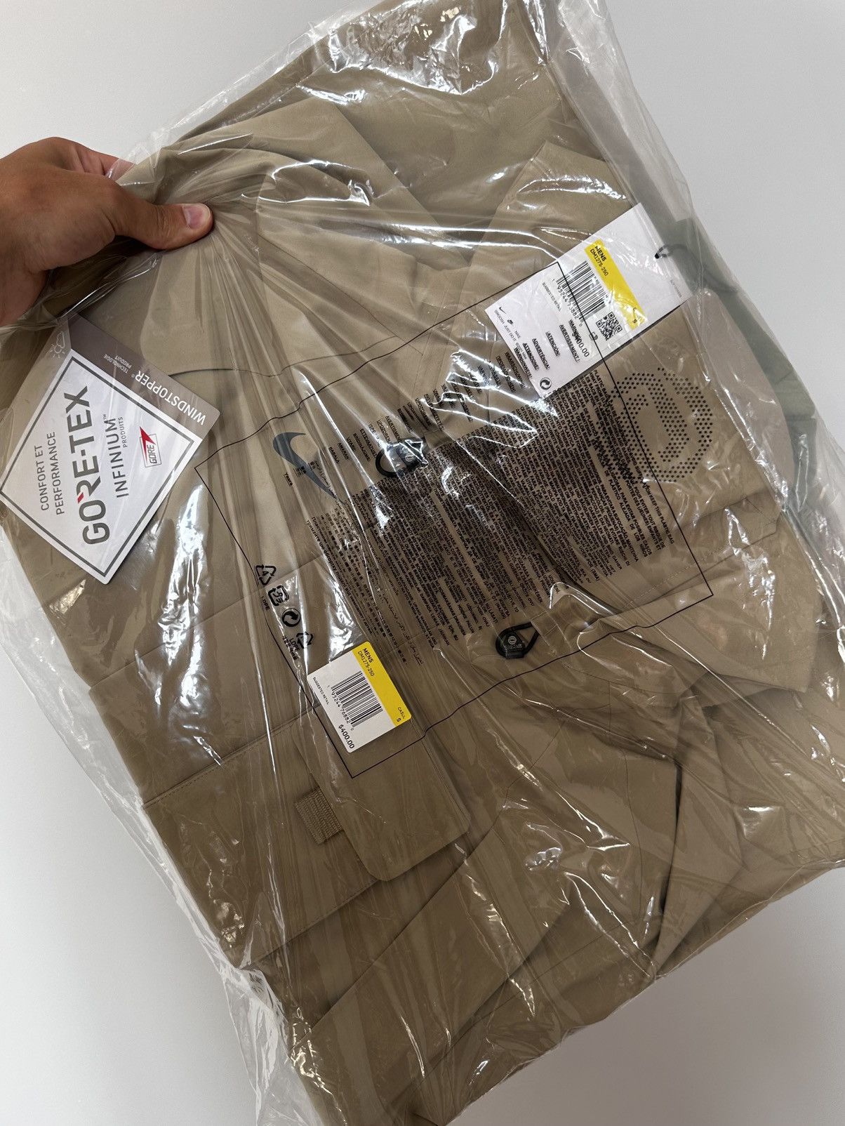 Nike × Travis Scott NWT $400 Nike x Cactus Jack Travis Scott NRG BH Jacket Beige Size US S / EU 44-46 / 1 - 13 Thumbnail