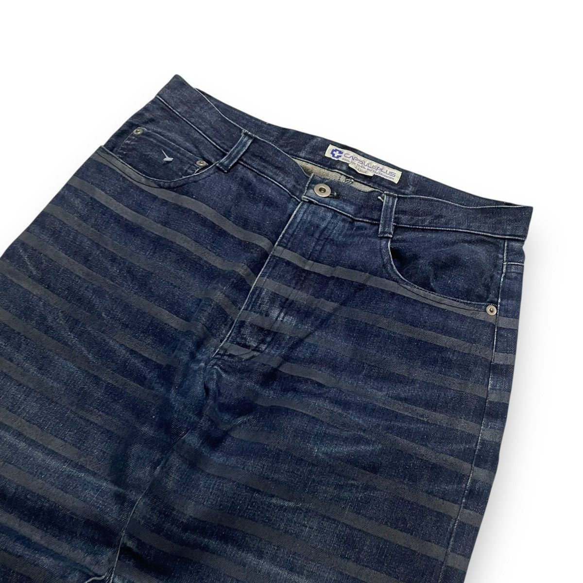 Hysteric Glamour ORIGINAL FLARE JAPAN CALSULEPLUS OVER STRIPE (31×41) Size US 31 - 6 Thumbnail