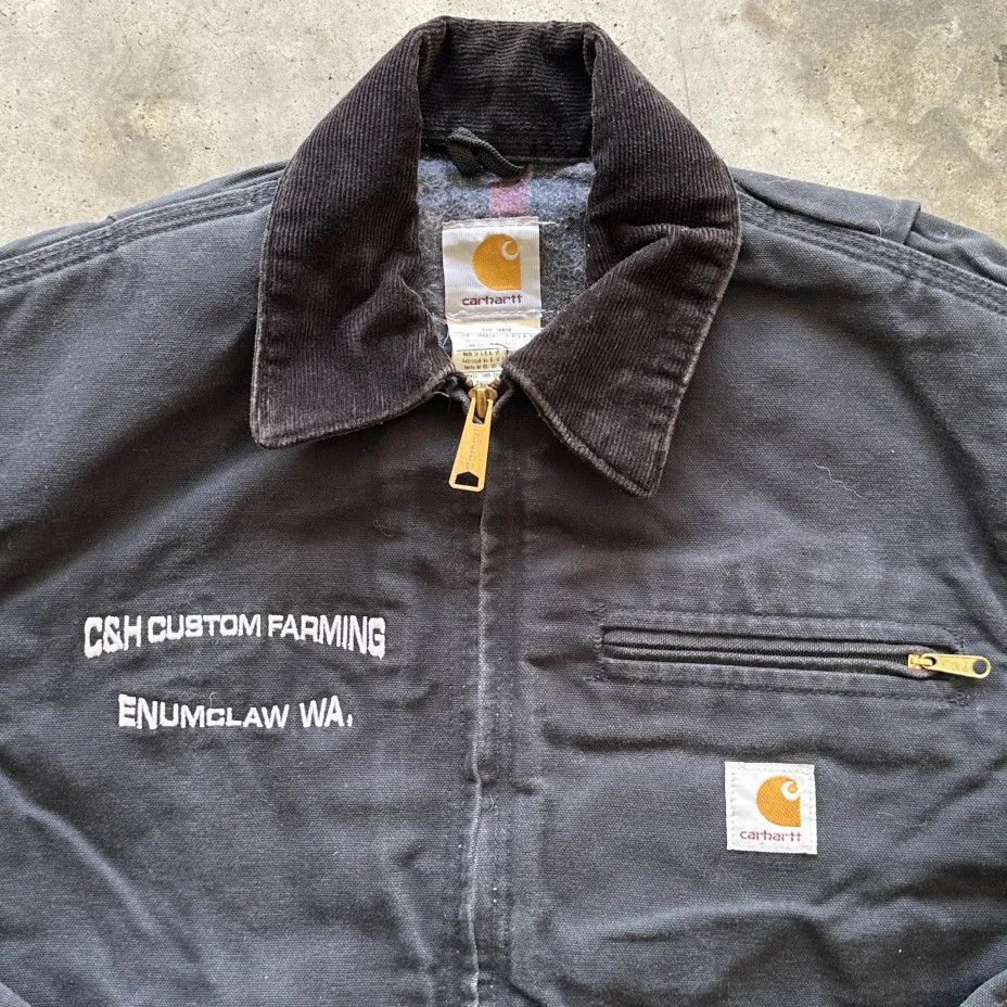 Carhartt Vintage Carhartt J01 BLK Black Detroit Blanket Lined Jacket Size US S / EU 44-46 / 1 - 3 Thumbnail