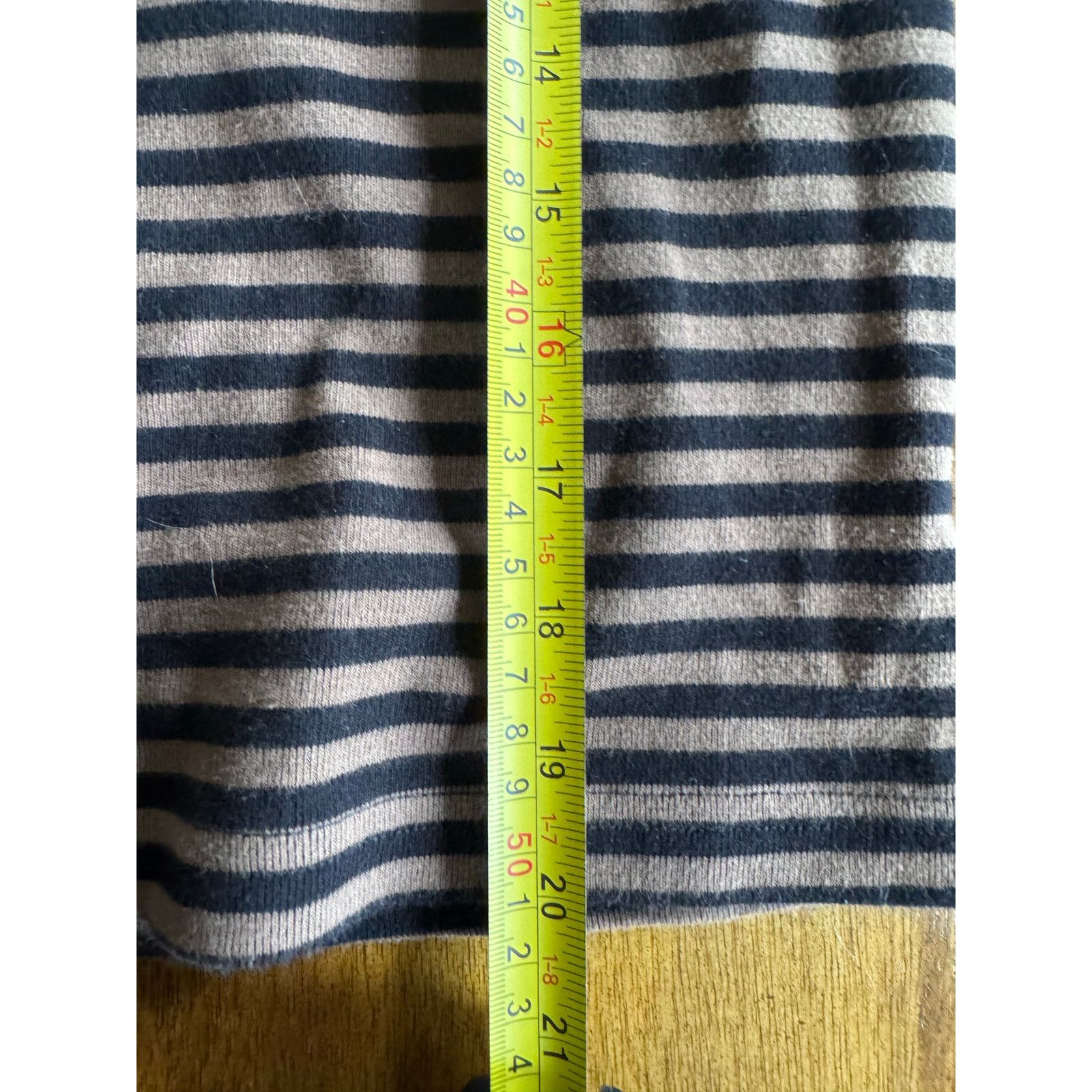 Max Mara Max Mara 100 Percent Cotton Striped Long Sleeve Top Brown Size S / US 4 / IT 40 - 8 Thumbnail