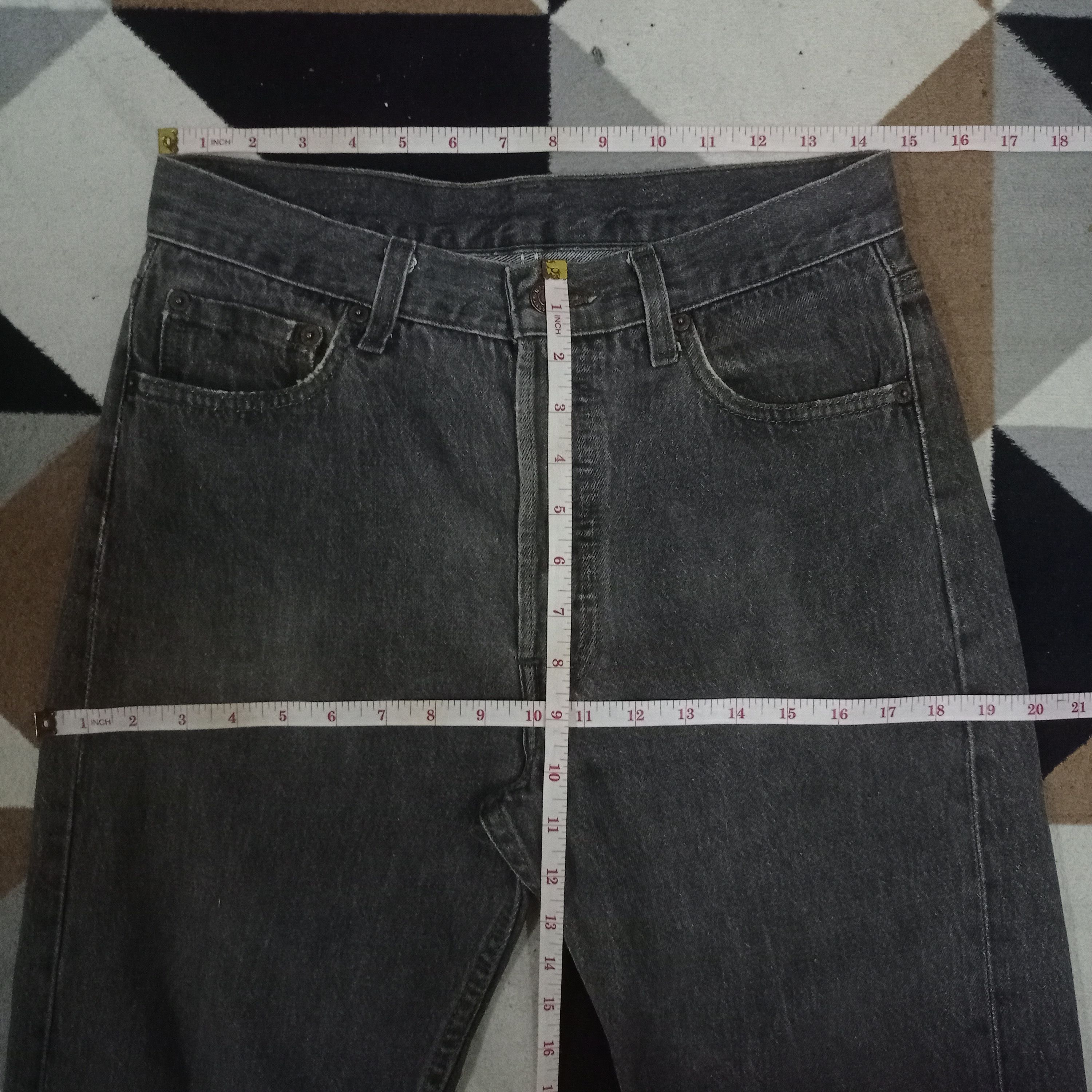 Levi's Vintage 90s Levis 501 Black Jeans 29x30 Size US 29 - 10 Thumbnail