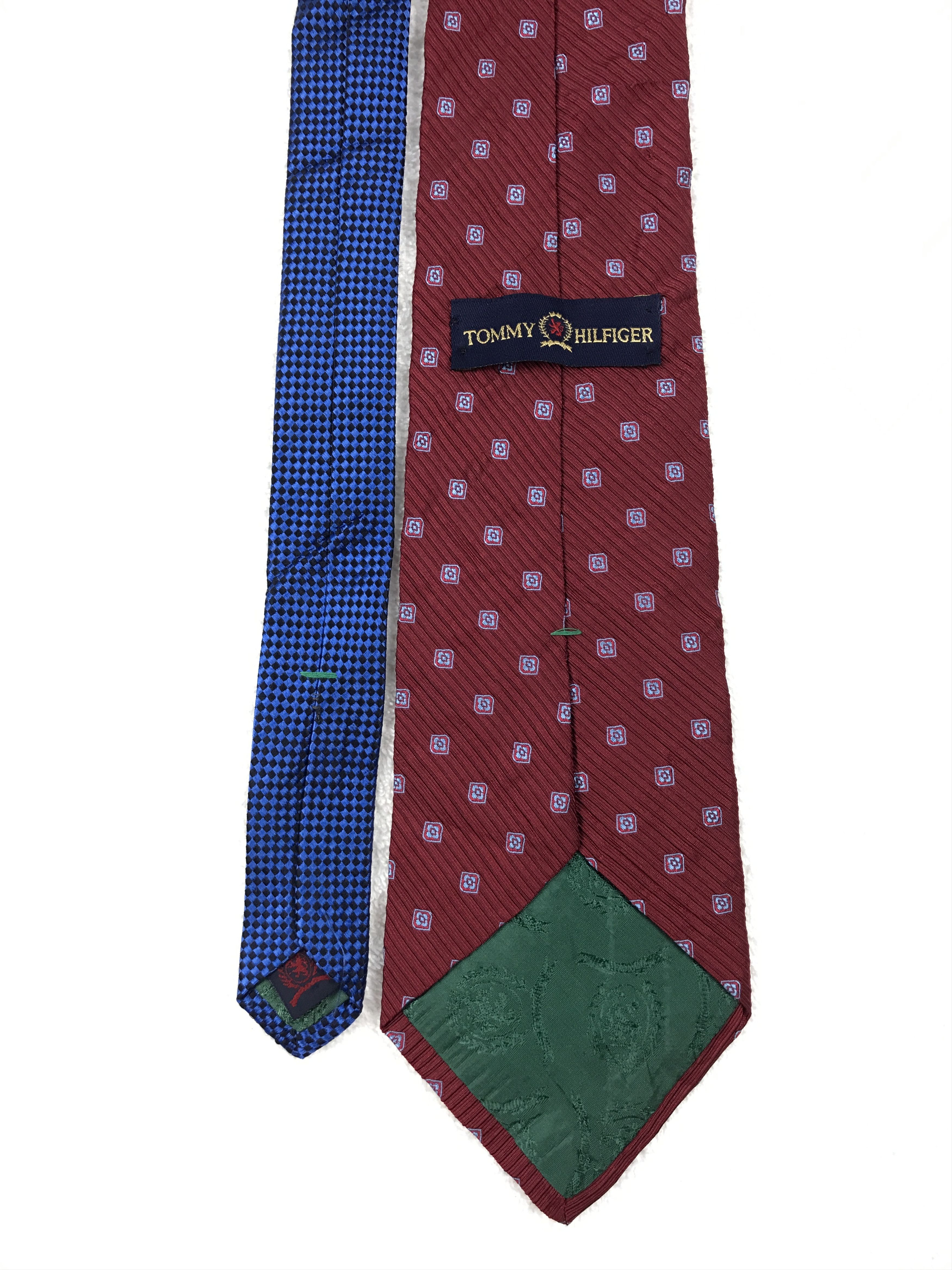 Designer × Tommy Hilfiger × Vintage Vintage Tommy Hilfiger Silk Necktie Size ONE SIZE - 4 Thumbnail
