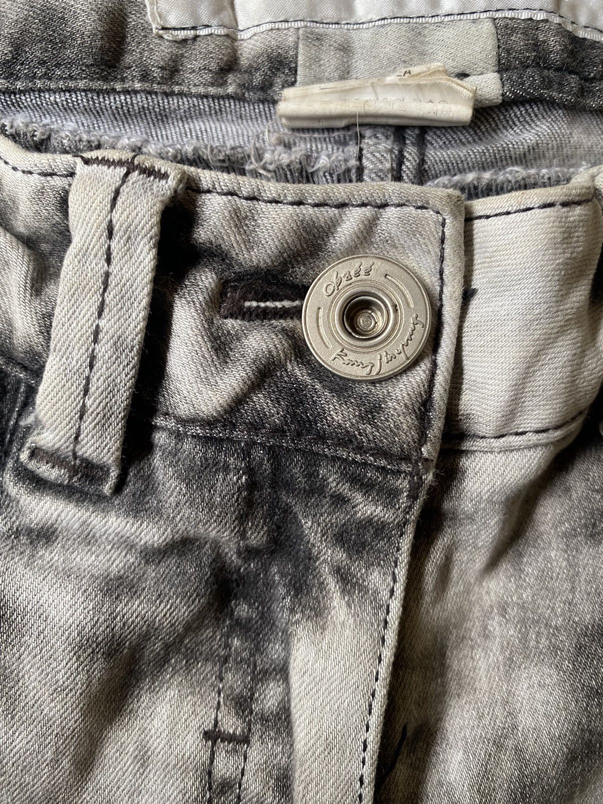 If Six Was Nine × Le Grande Bleu (L.G.B.) × Playboy Y2k Obzee style punk short Jeans Size US 28 / EU 44 - 6 Thumbnail