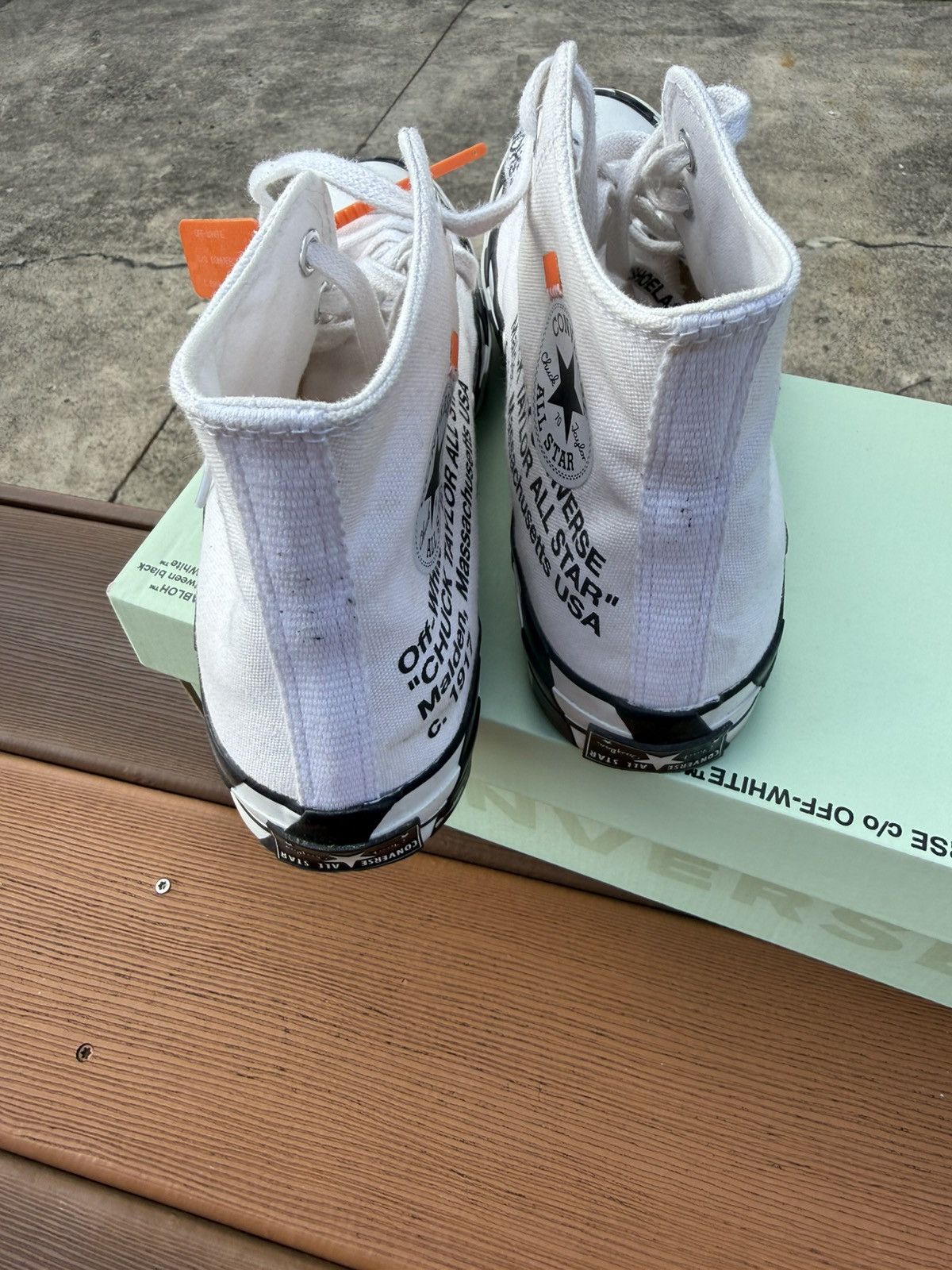 Converse Off-White Converse size 9.5 Size US 9.5 / EU 42-43 - 4 Thumbnail
