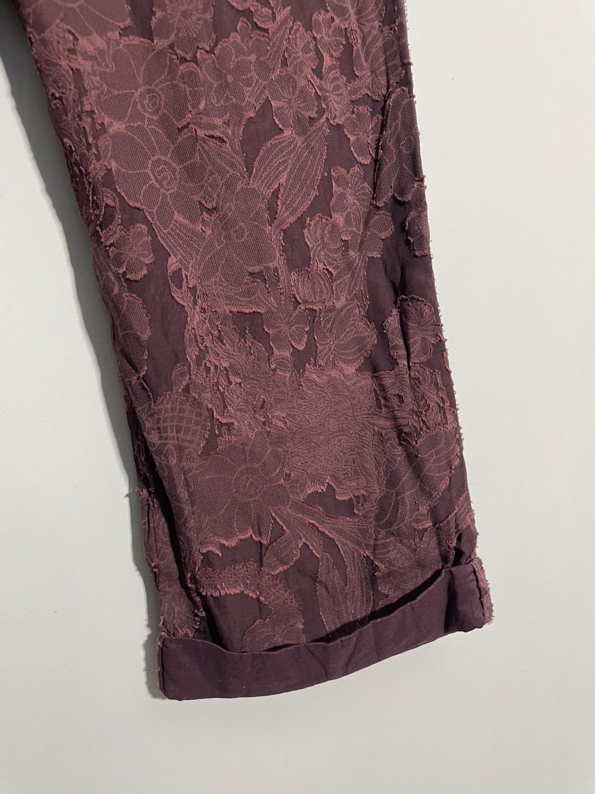 DOROTHEE SCHUMACHER × Designer Dorothee Schumacher Avant Garde Floral Pants size 4 Size 27" / US 4 / IT 40 - 7 Thumbnail