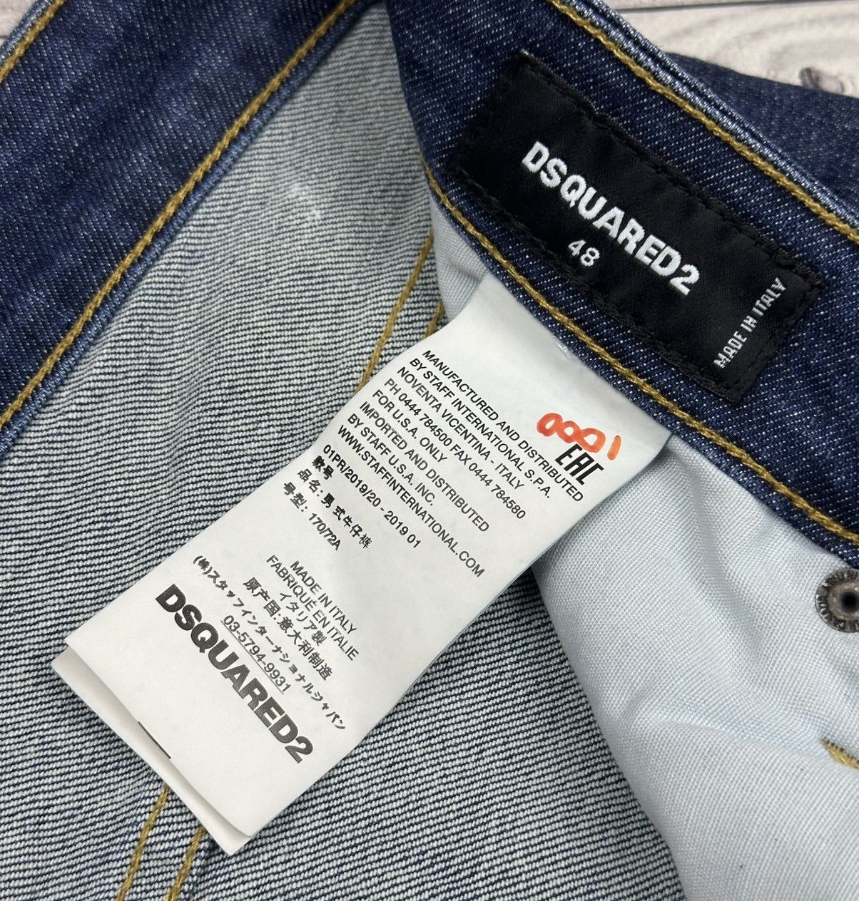 Dsquared2 Dsquared 2 Denim Shorts Size 48 ( M) With Scuffs and Paint Size US 32 / EU 48 - 11 Thumbnail