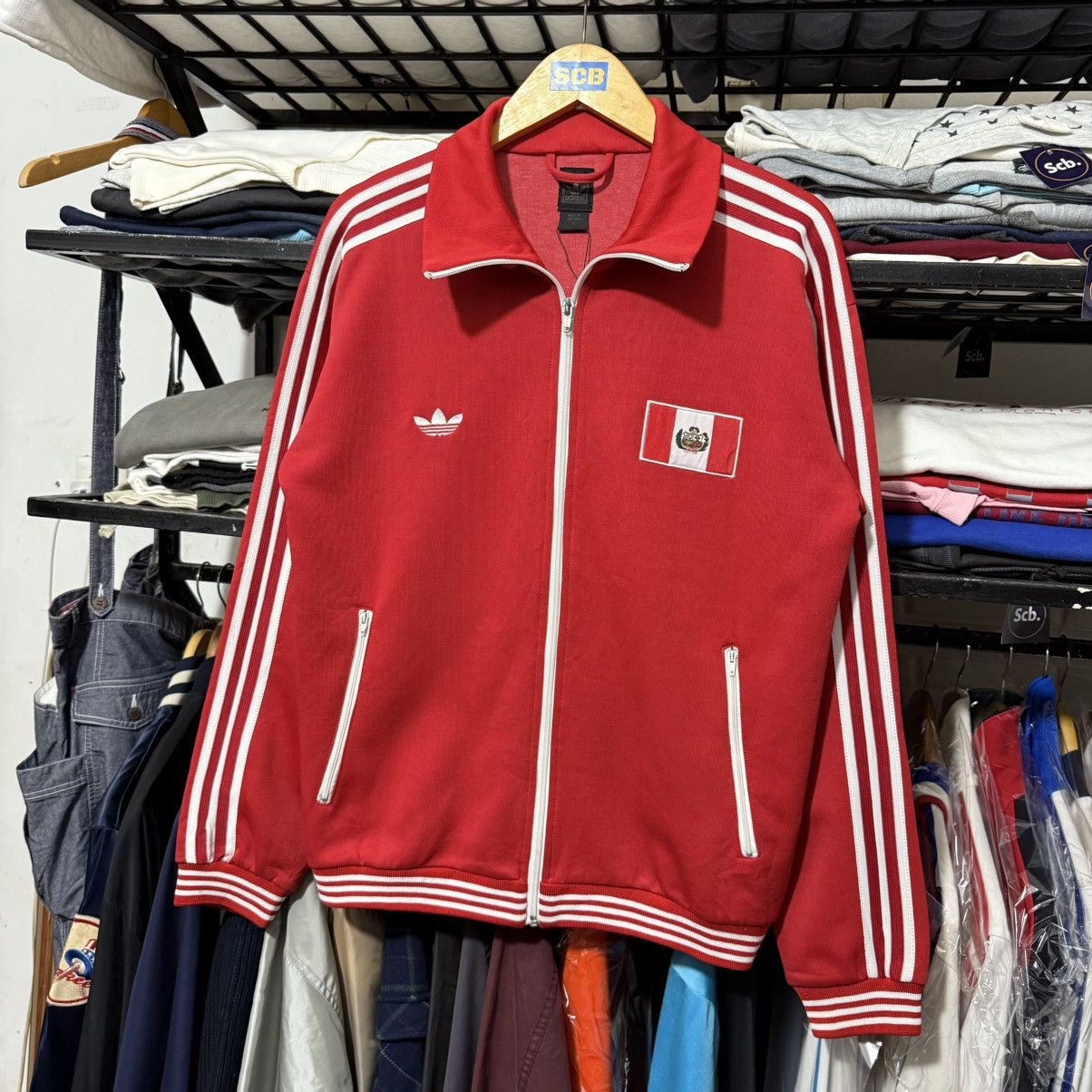 Vintage Vintage adidas peru track top Size US S / EU 44-46 / 1 - 10 Thumbnail
