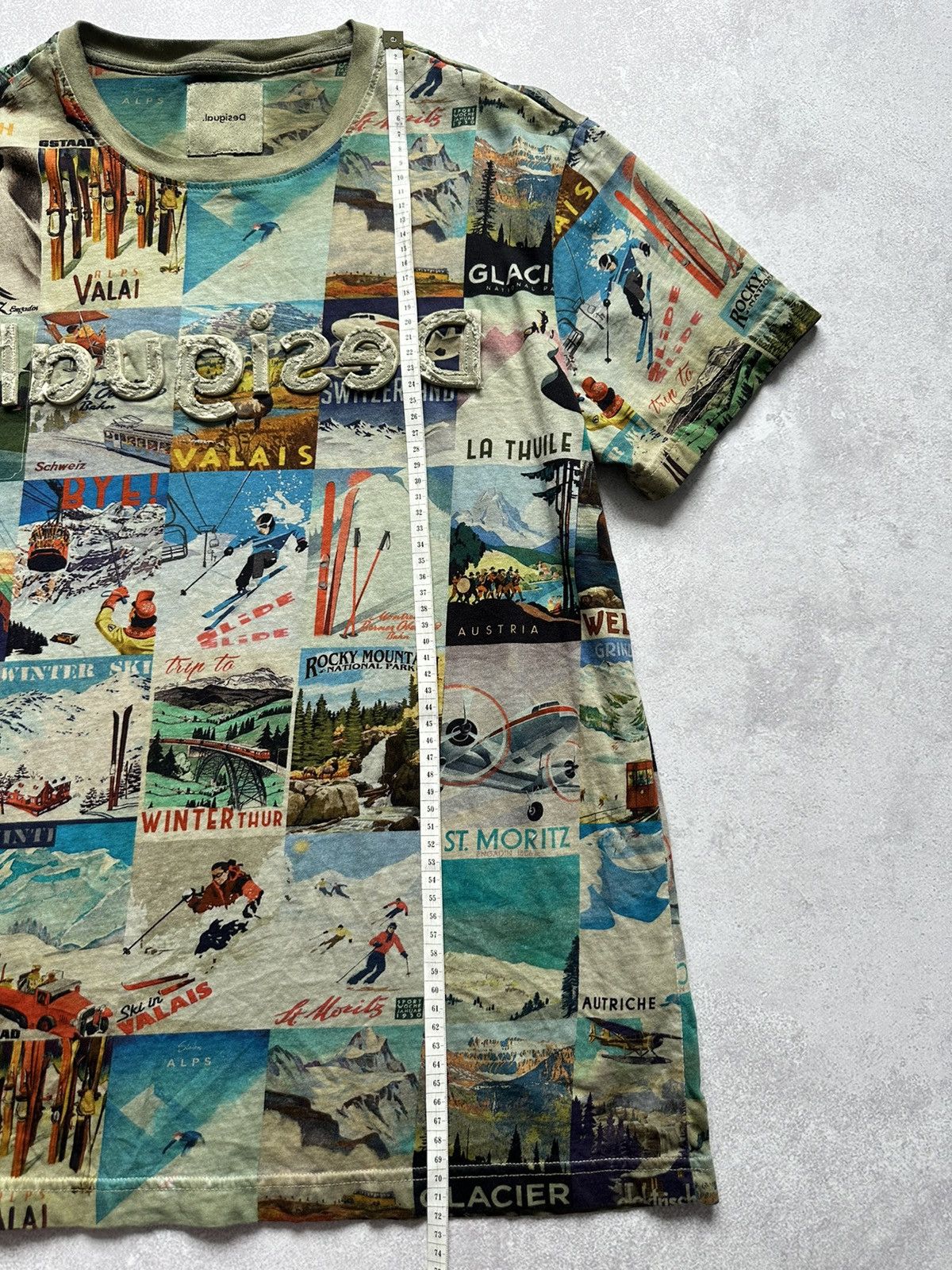 Desigual desigual t-shirt men medium crazy multicolor Size US M / EU 48-50 / 2 - 7 Thumbnail