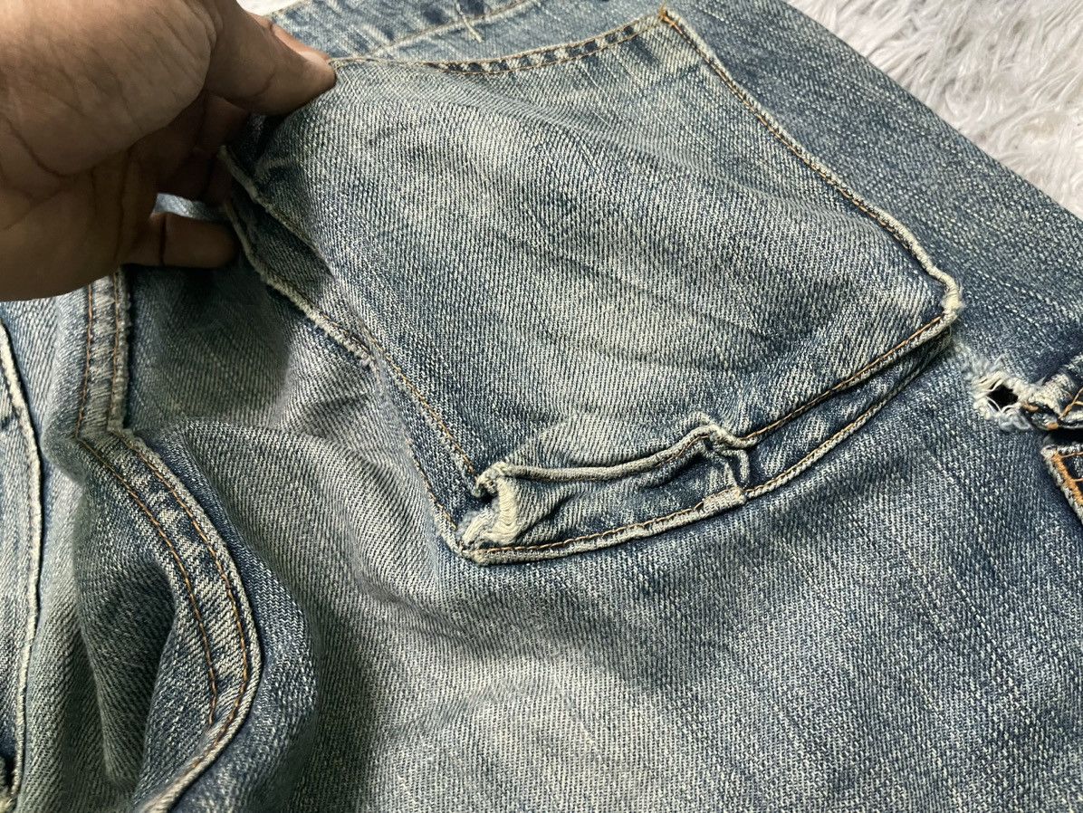 Japanese Brand 60s JOHN BULL RARE 5 POCKET JEANS DISTRESSED Size US 31 - 18 Thumbnail
