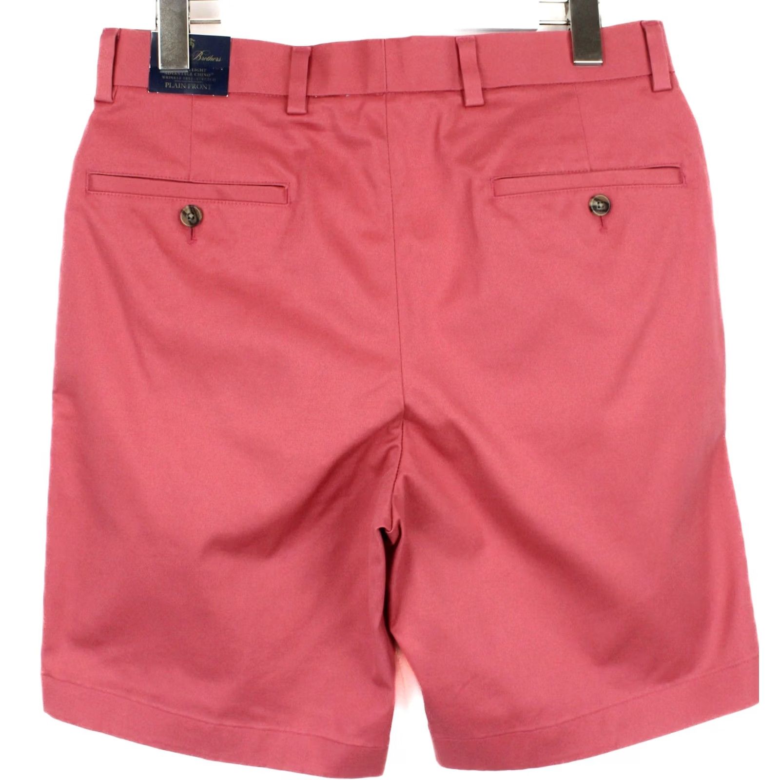 Brooks Brothers BROOKS BROTHERS Light Weight Advantage Chino Stretch Shorts Men's W31 Zip Red Size US 31 - 2 Thumbnail