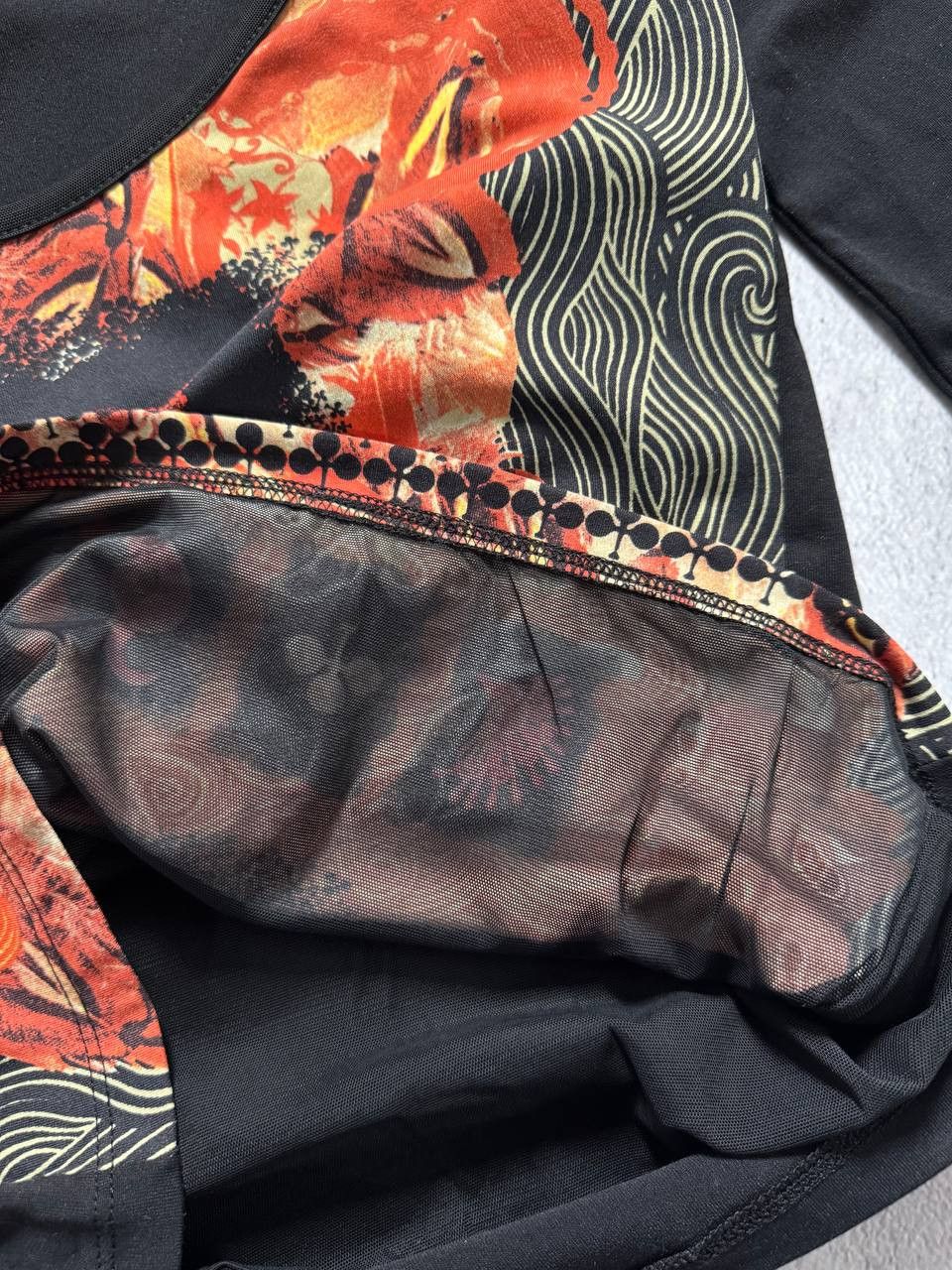 Jean Paul Gaultier Save The Queen Multicolor Longsleeve Top Cop Copine Japanese Size L / US 10 / IT 46 - 6 Thumbnail