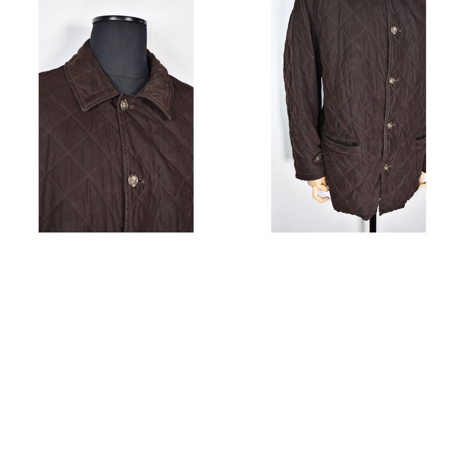 Turnbull & Asser VINTAGE Turnbull & Asser Jacket Mens 46 Quilted Brown Wool Polyester Polyamide Casual 90s Streetwear Size US S / EU 44-46 / 1 - 8 Thumbnail