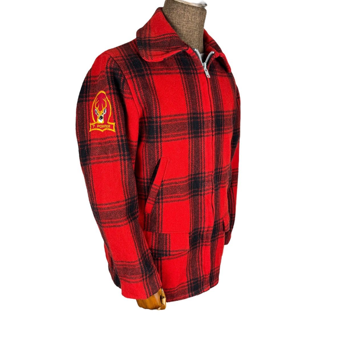 Hunter × Vintage ⚡️60s JC PENNY BUFFALO RED TARTAN HUNTING MACKINAW JACKET Size US M / EU 48-50 / 2 - 2 Thumbnail