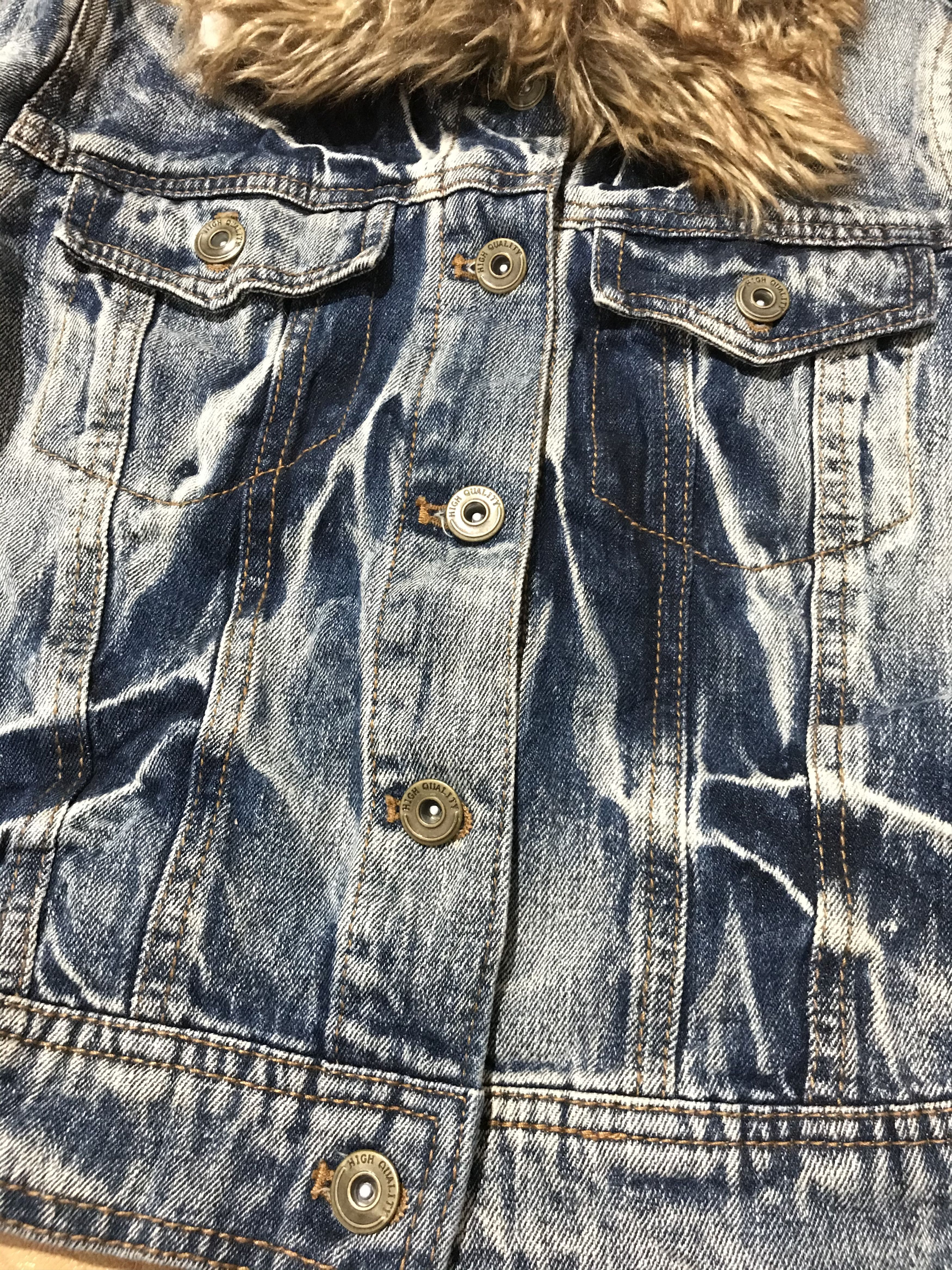 If Six Was Nine × Japanese Brand × Le Grande Bleu (L.G.B.) Japanese LGB style “unknwn” fur denim jacket Size US M / EU 48-50 / 2 - 5 Thumbnail