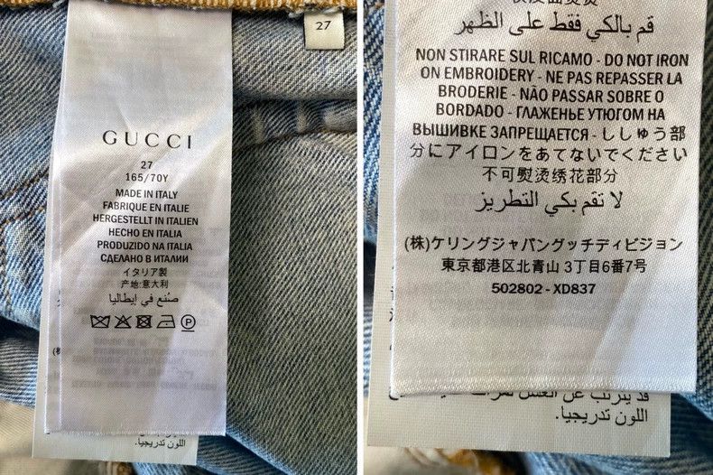 Gucci Gucci Patterned embroidered jeans 2502-Nextarrow Size US 27 - 6 Thumbnail