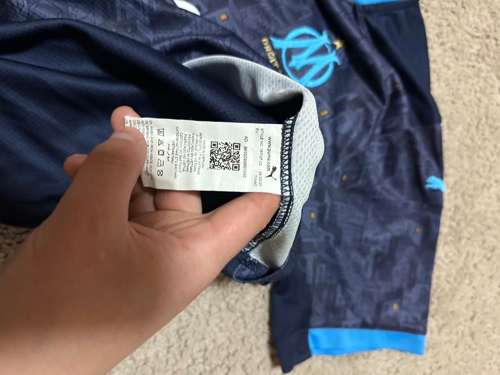 Puma 2020/2021 Puma Olympique de Marseille Soccer Shirt Jersey M Size US M / EU 48-50 / 2 - 5 Thumbnail