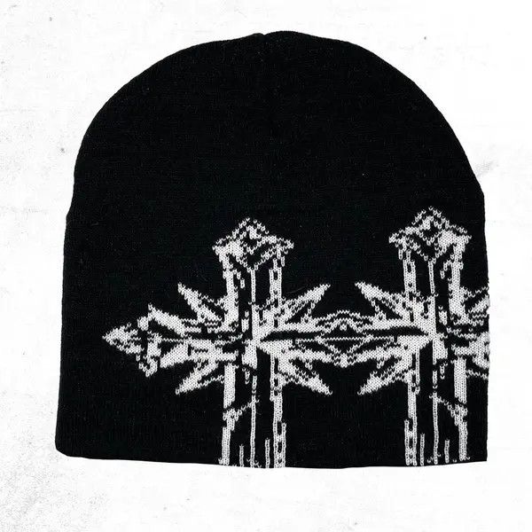 VIBE Wool Acrylic Knitted Beanie Casual Skullies Size ONE SIZE - 3 Thumbnail