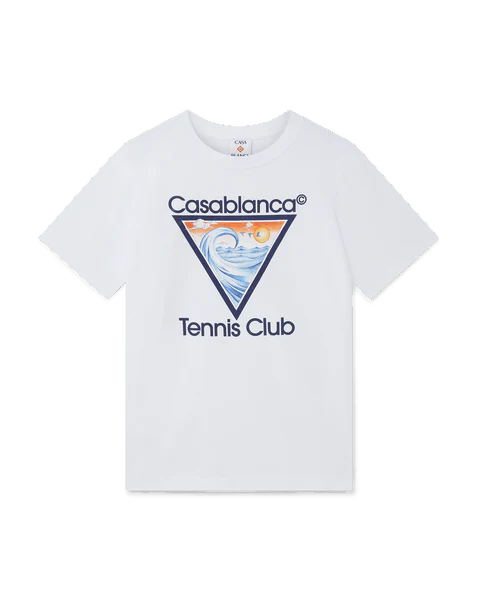 Casablanca Casablanca 'Tennis Club Icon' White Tee Size US XL / EU 56 / 4 - 1 Preview